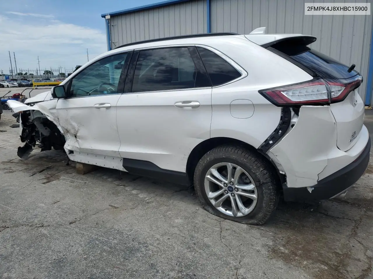2017 Ford Edge Sel VIN: 2FMPK4J8XHBC15900 Lot: 62317695