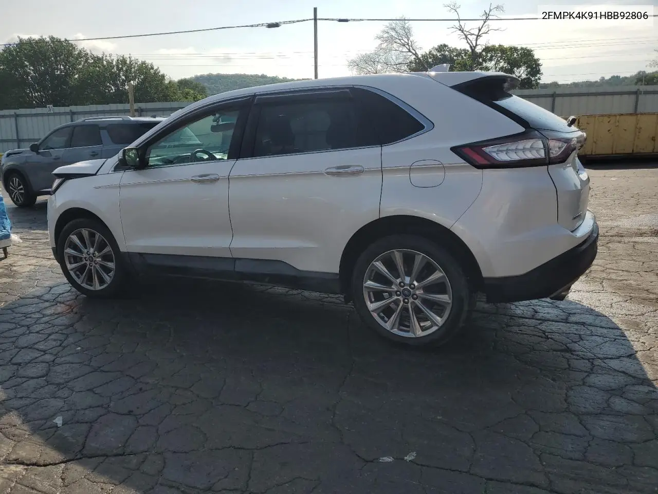 2017 Ford Edge Titanium VIN: 2FMPK4K91HBB92806 Lot: 62403635