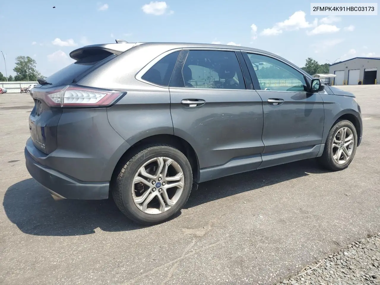 2017 Ford Edge Titanium VIN: 2FMPK4K91HBC03173 Lot: 62754225