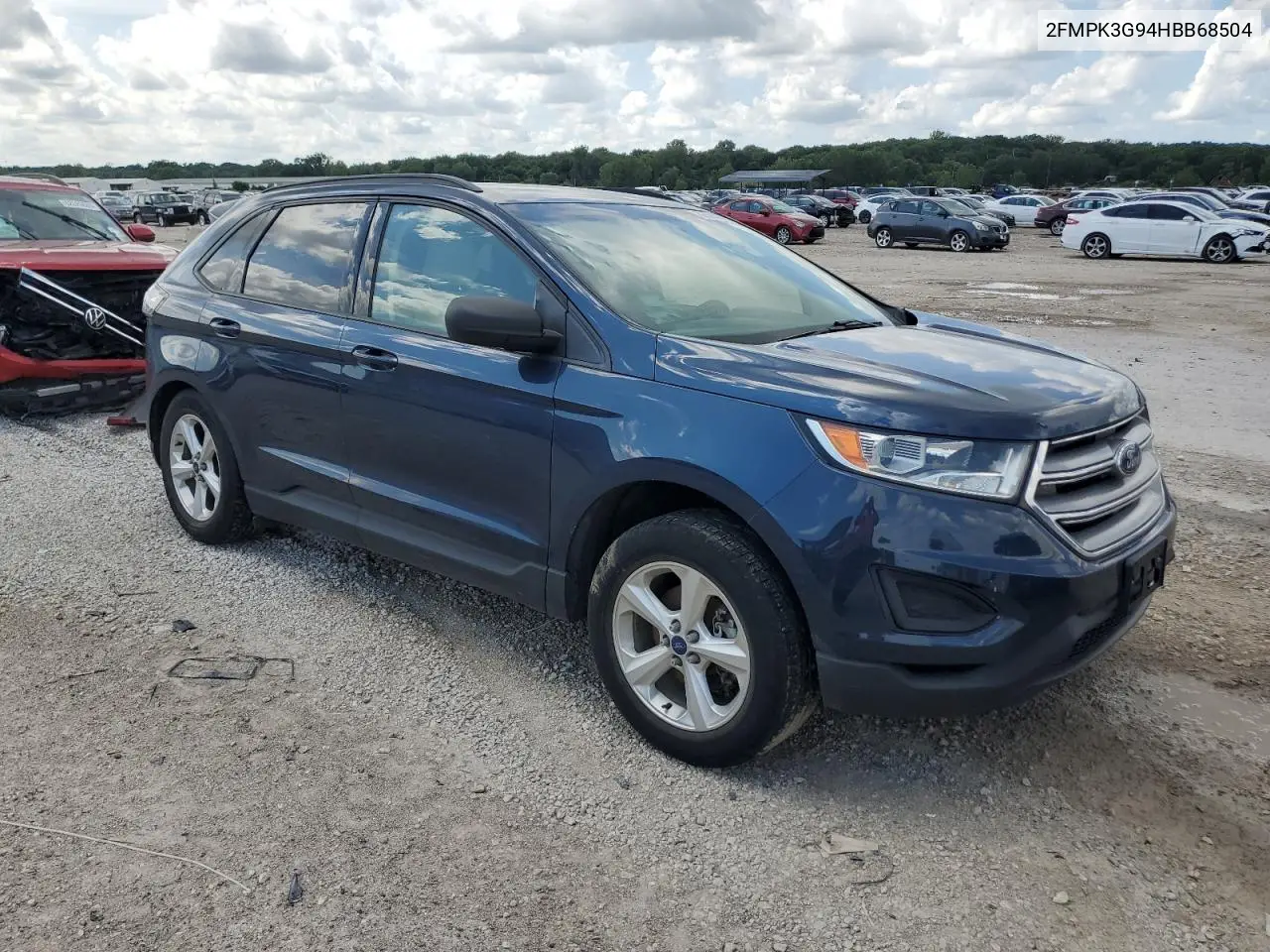 2017 Ford Edge Se VIN: 2FMPK3G94HBB68504 Lot: 62898565