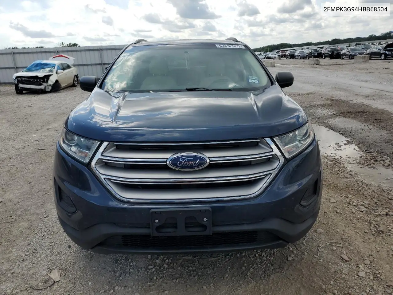 2017 Ford Edge Se VIN: 2FMPK3G94HBB68504 Lot: 62898565