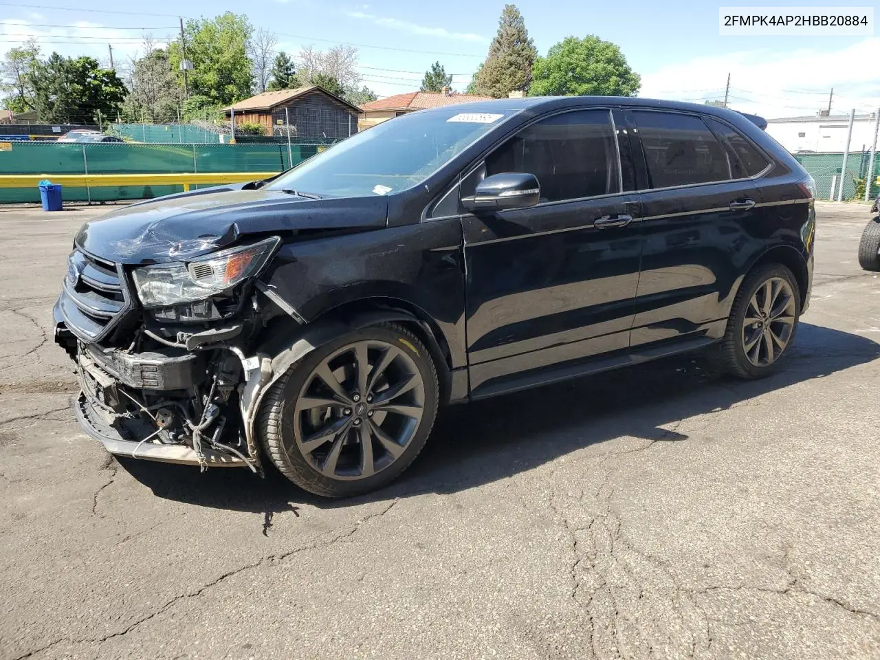 2017 Ford Edge Sport VIN: 2FMPK4AP2HBB20884 Lot: 63332895