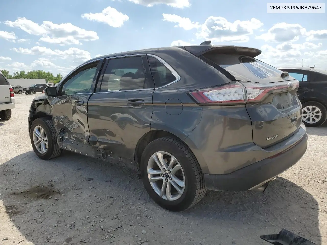 2018 Ford Edge Sel VIN: 2FMPK3J96JBB79647 Lot: 56567355