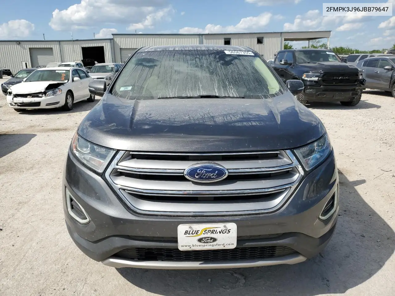 2018 Ford Edge Sel VIN: 2FMPK3J96JBB79647 Lot: 56567355