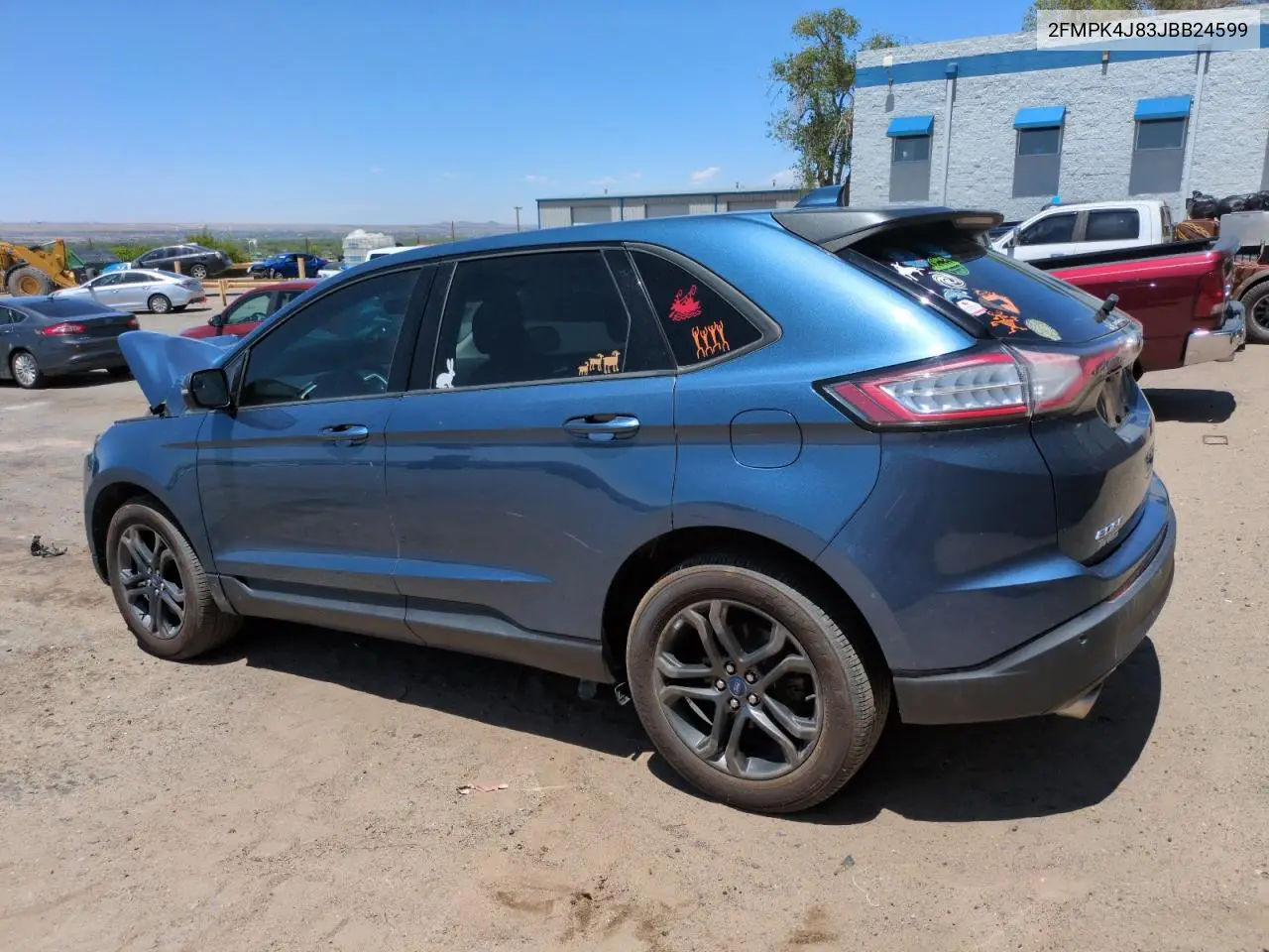 2018 Ford Edge Sel VIN: 2FMPK4J83JBB24599 Lot: 56626105