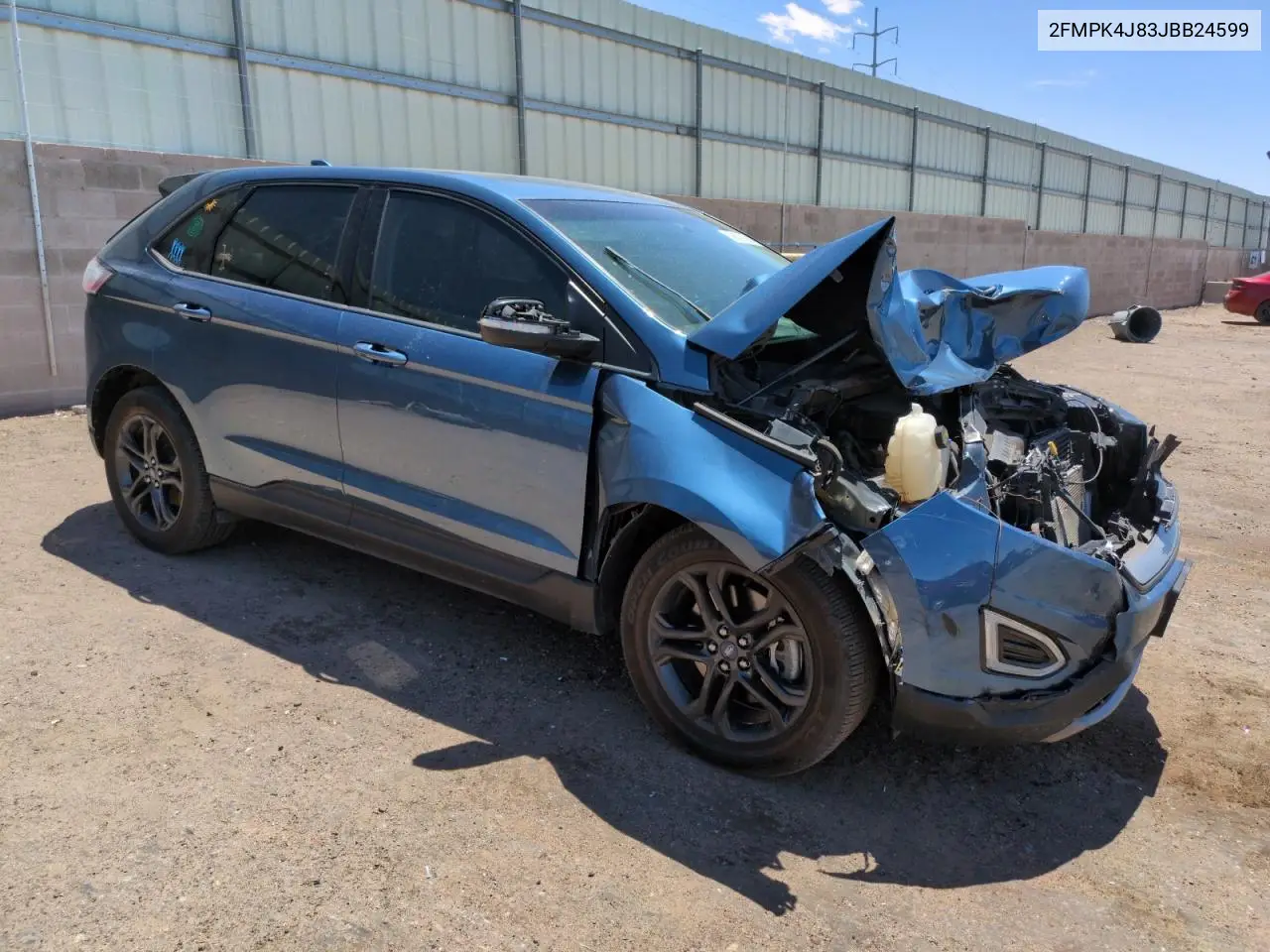 2018 Ford Edge Sel VIN: 2FMPK4J83JBB24599 Lot: 56626105
