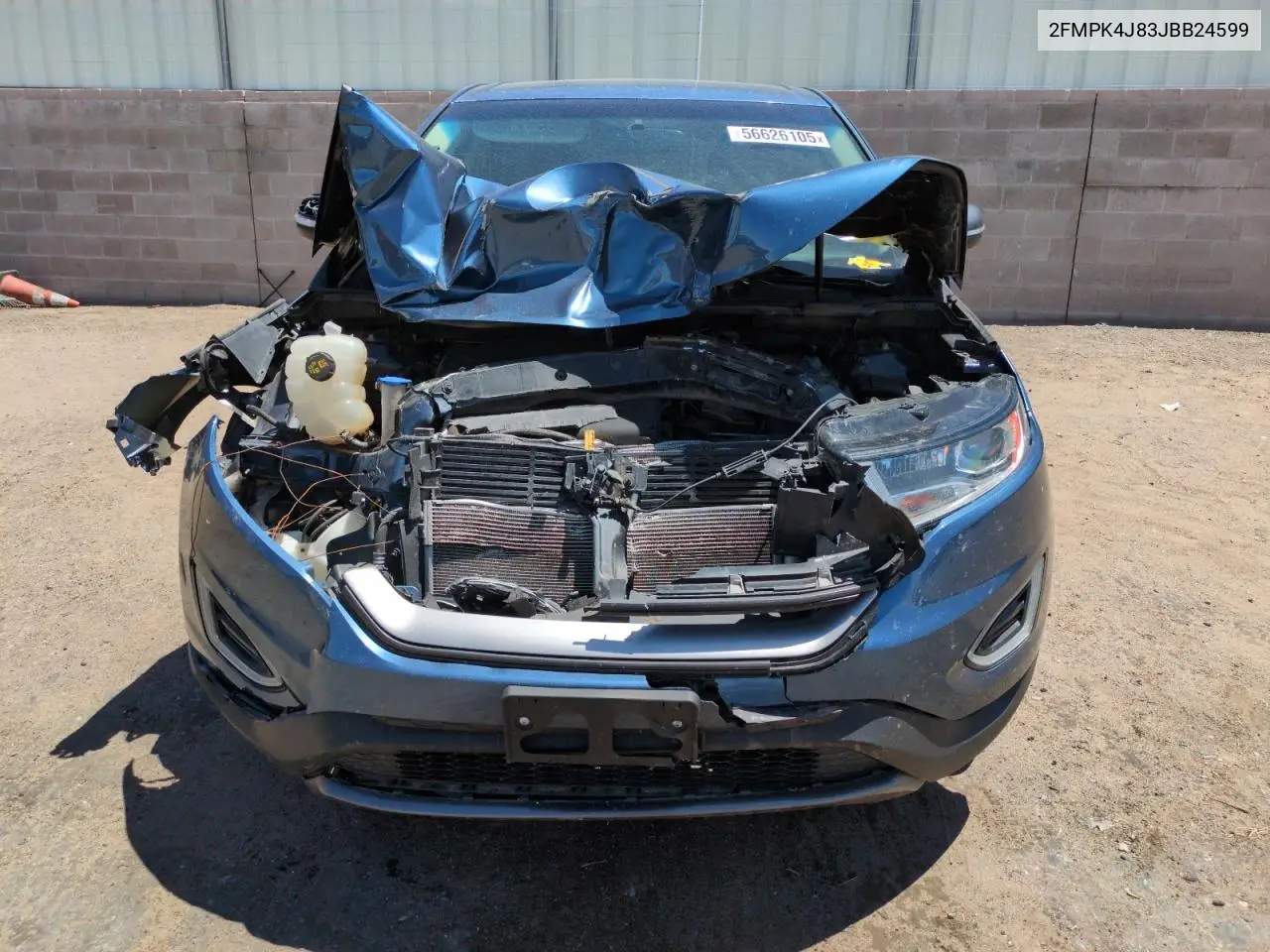 2018 Ford Edge Sel VIN: 2FMPK4J83JBB24599 Lot: 56626105