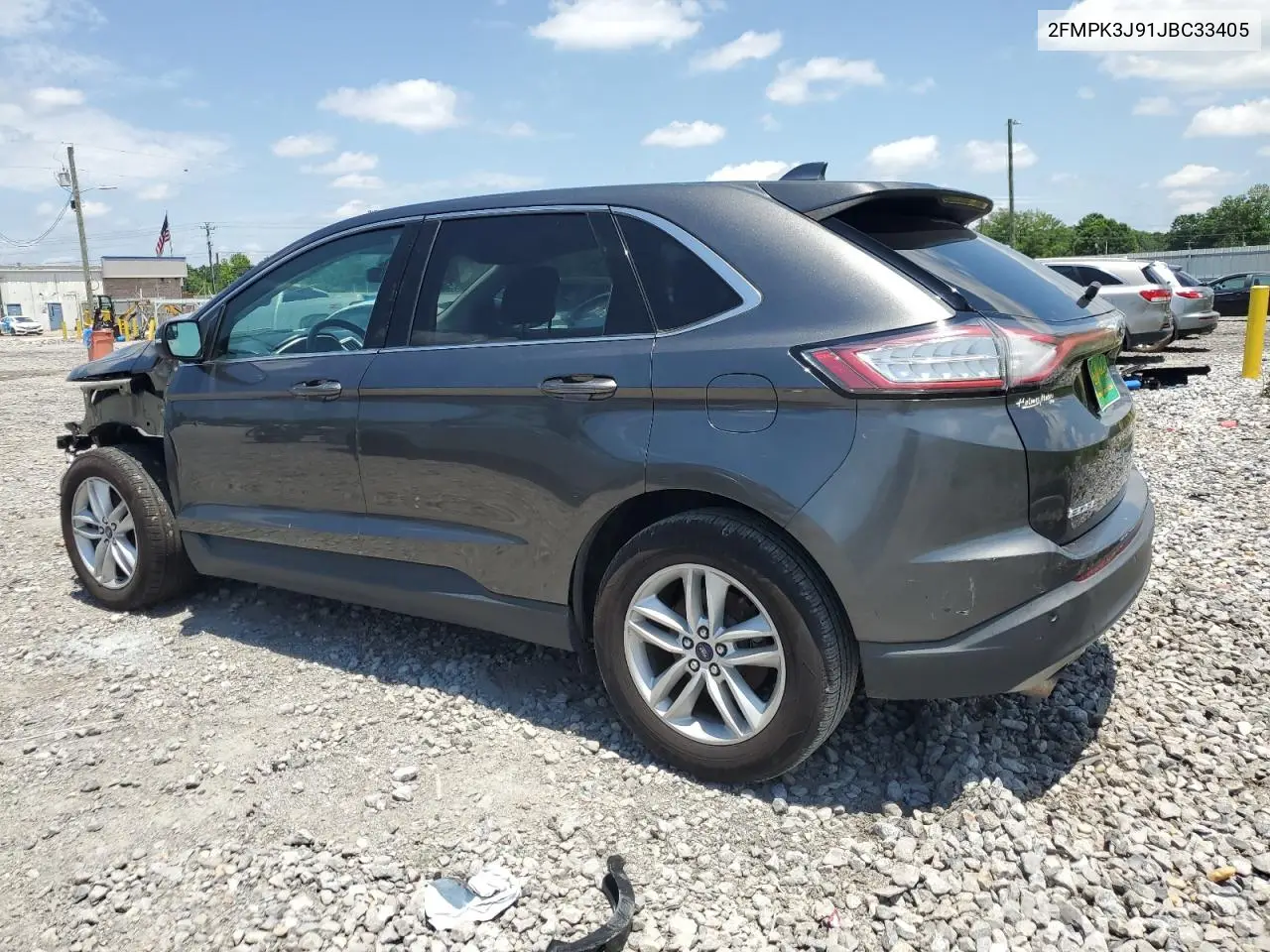 2018 Ford Edge Sel VIN: 2FMPK3J91JBC33405 Lot: 57083815