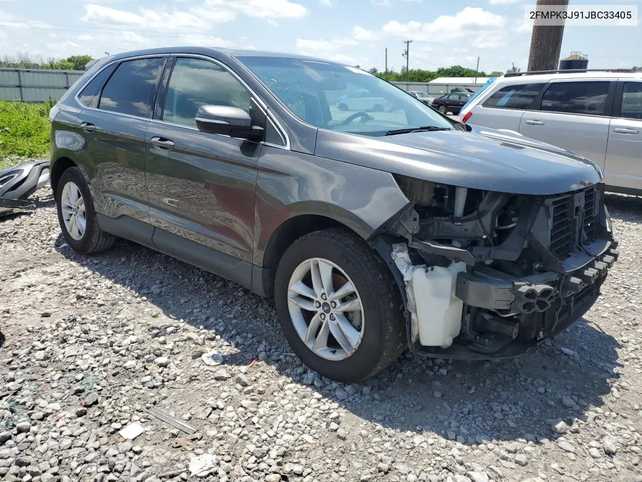 2018 Ford Edge Sel VIN: 2FMPK3J91JBC33405 Lot: 57083815