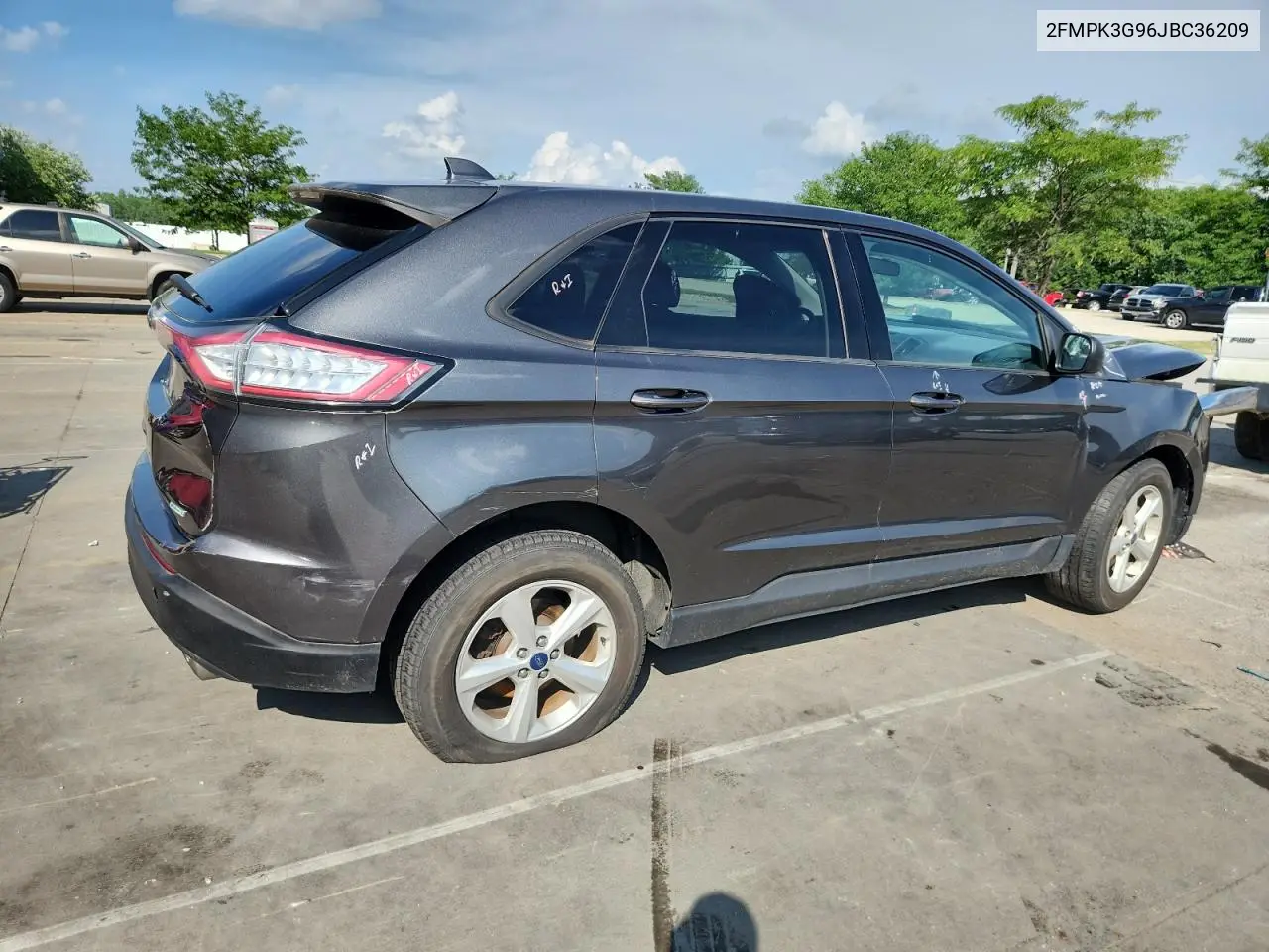 2018 Ford Edge Se VIN: 2FMPK3G96JBC36209 Lot: 58027775