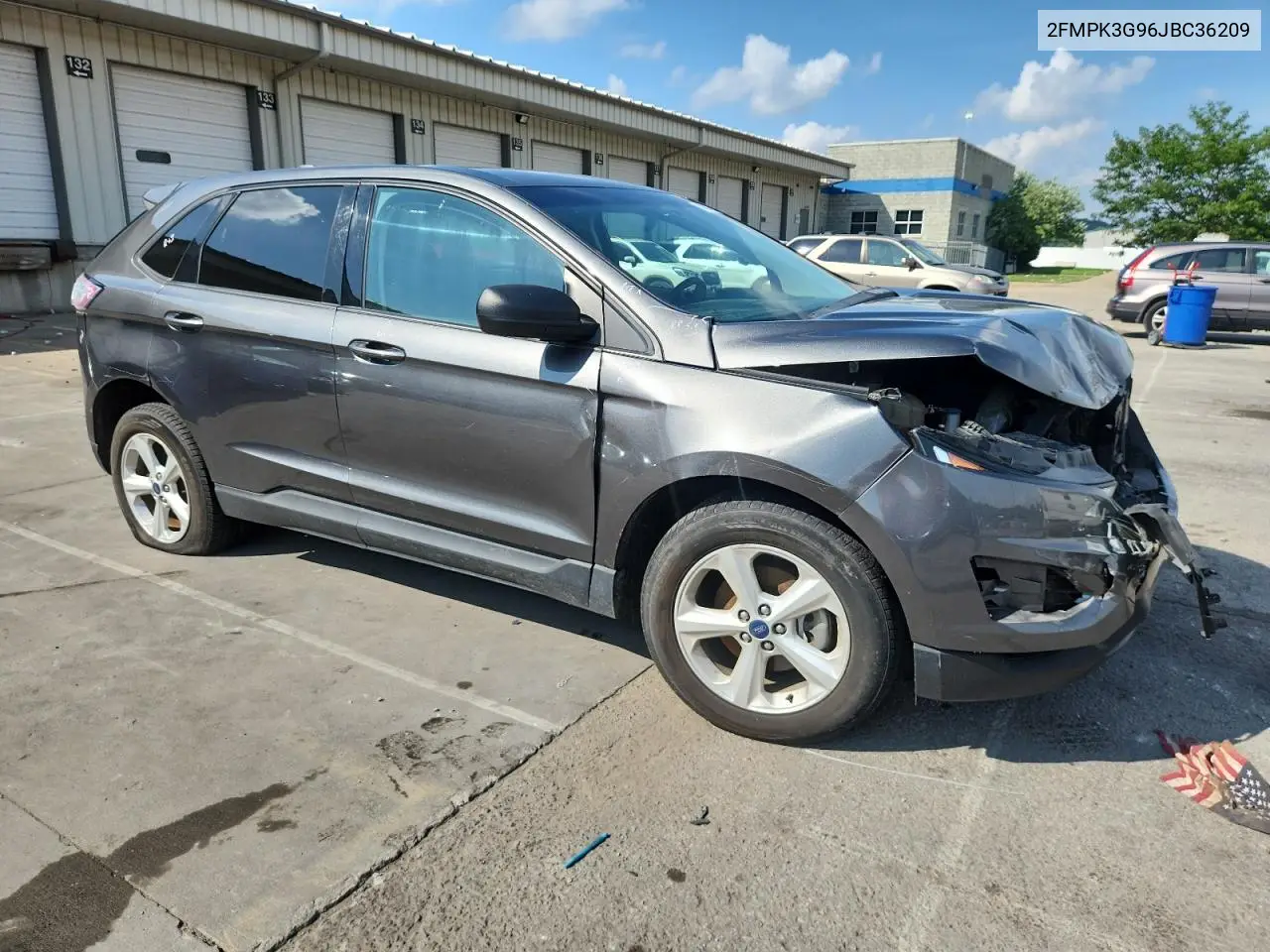 2018 Ford Edge Se VIN: 2FMPK3G96JBC36209 Lot: 58027775