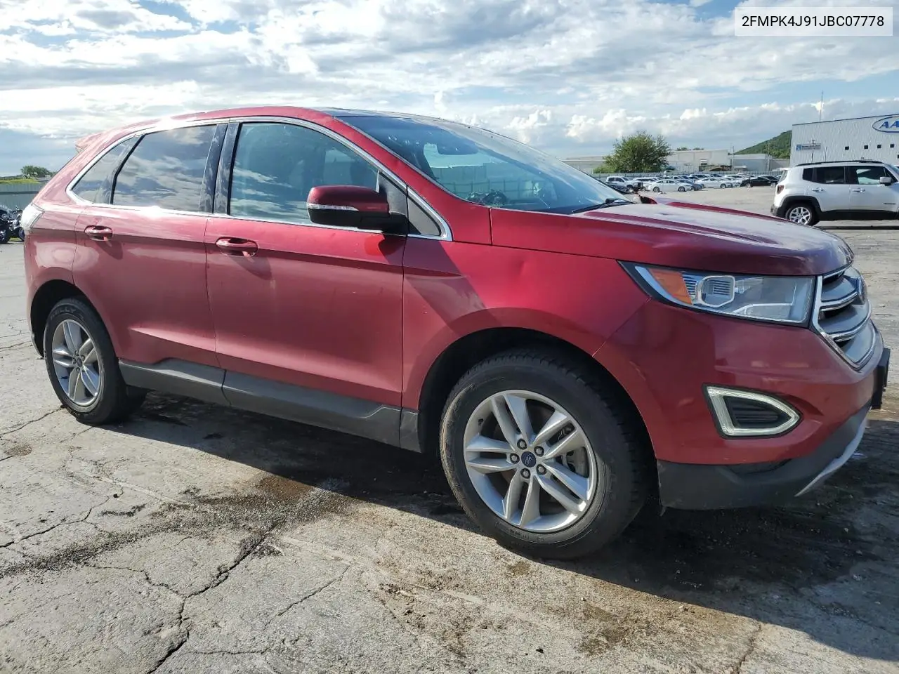 2018 Ford Edge Sel VIN: 2FMPK4J91JBC07778 Lot: 62349295