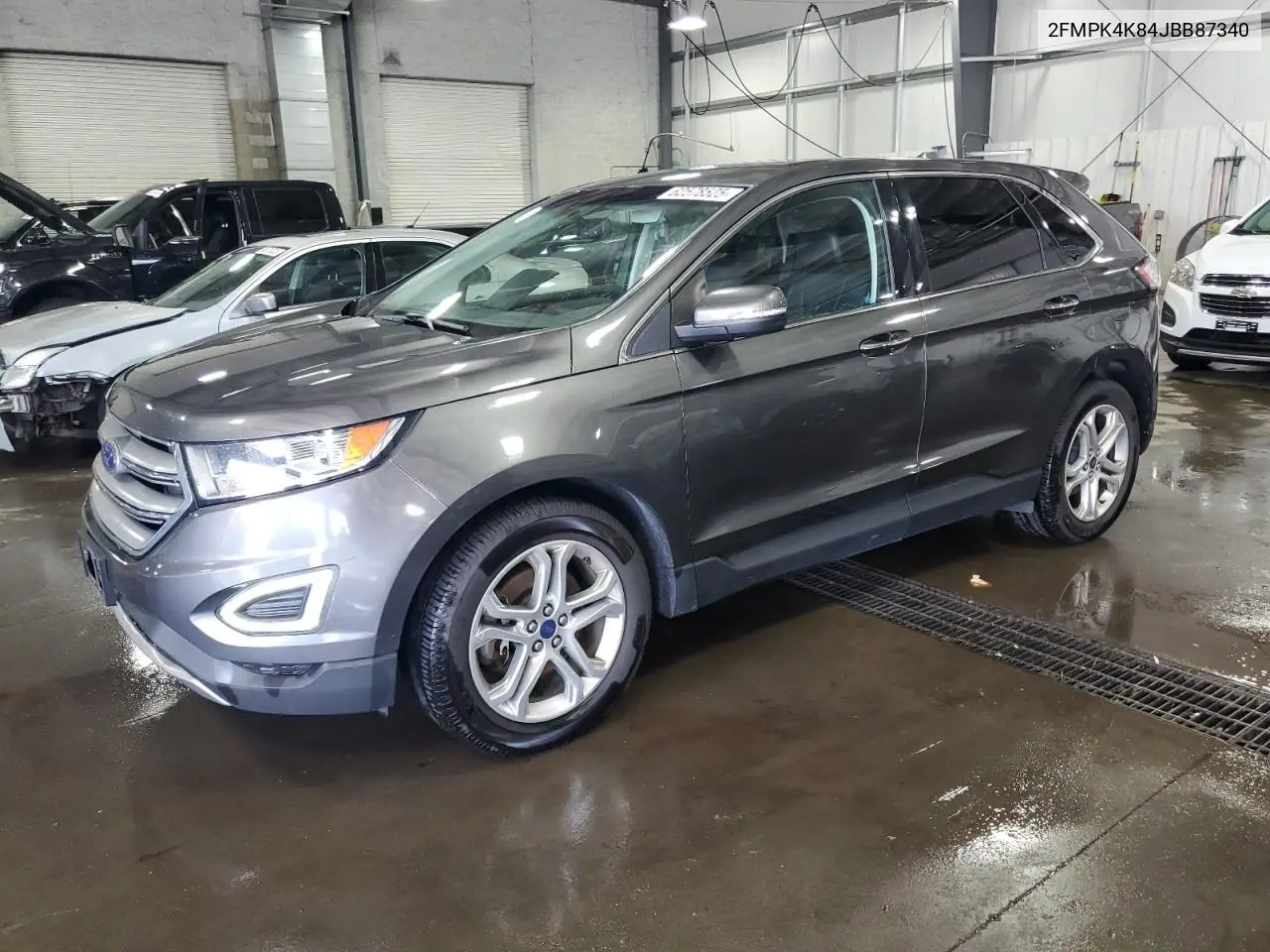 2018 Ford Edge Titanium VIN: 2FMPK4K84JBB87340 Lot: 62578525