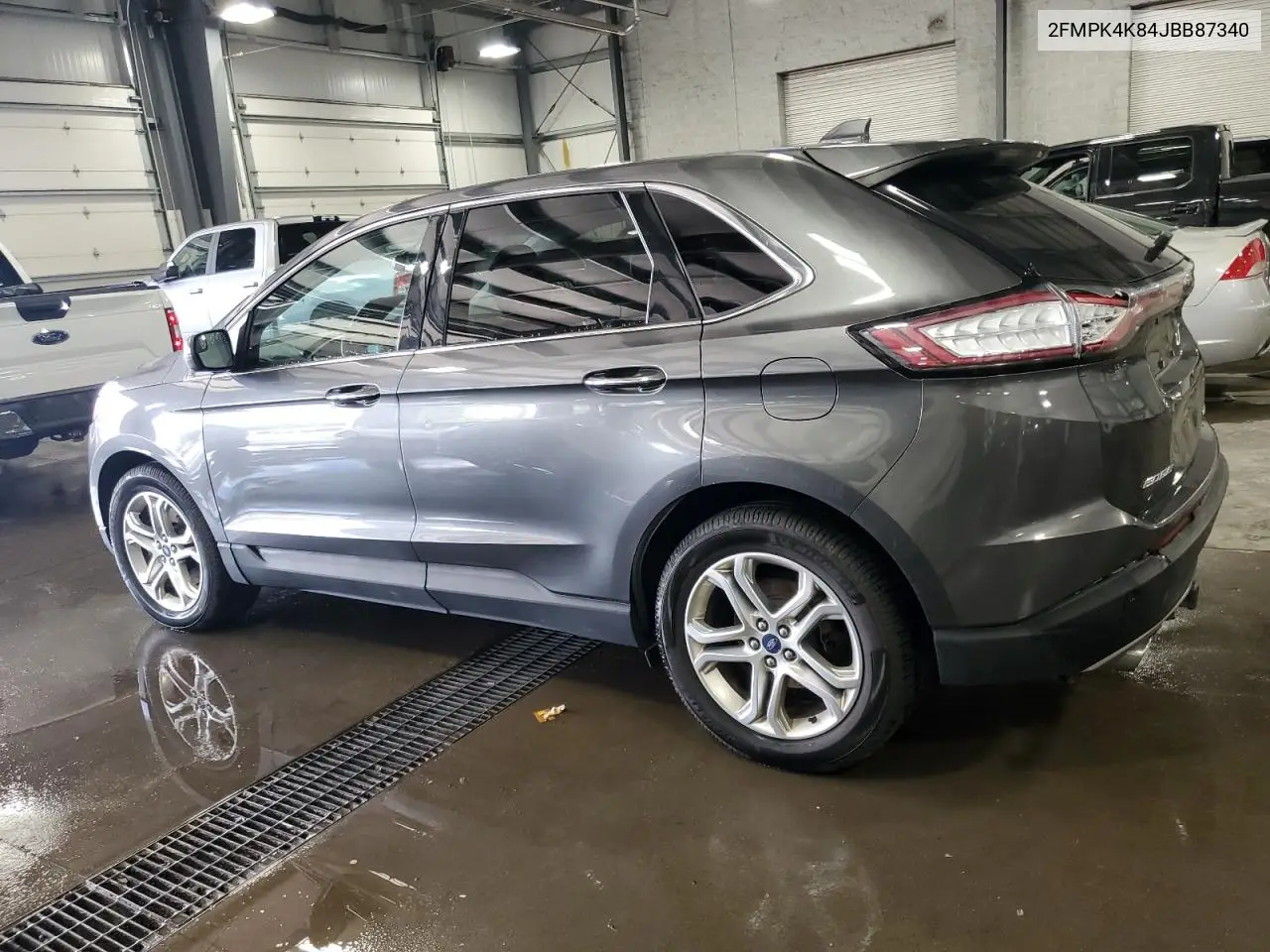 2018 Ford Edge Titanium VIN: 2FMPK4K84JBB87340 Lot: 62578525