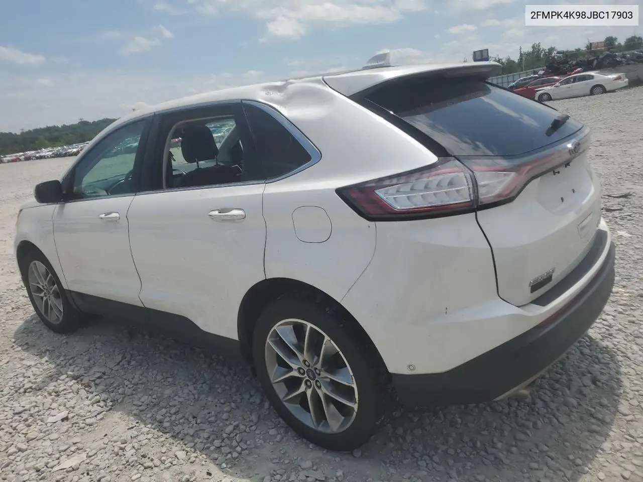 2018 Ford Edge Titanium VIN: 2FMPK4K98JBC17903 Lot: 62714165