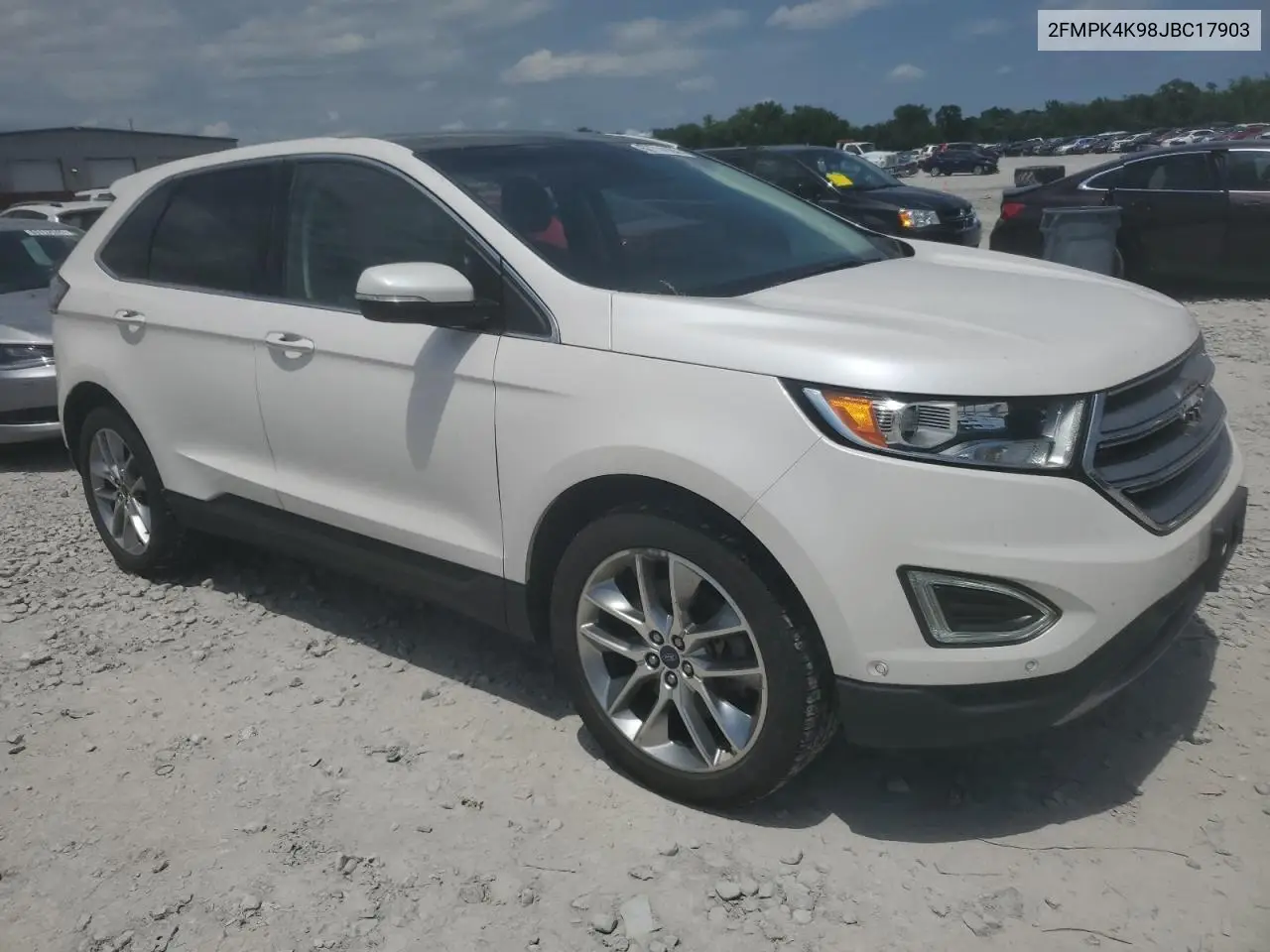 2018 Ford Edge Titanium VIN: 2FMPK4K98JBC17903 Lot: 62714165