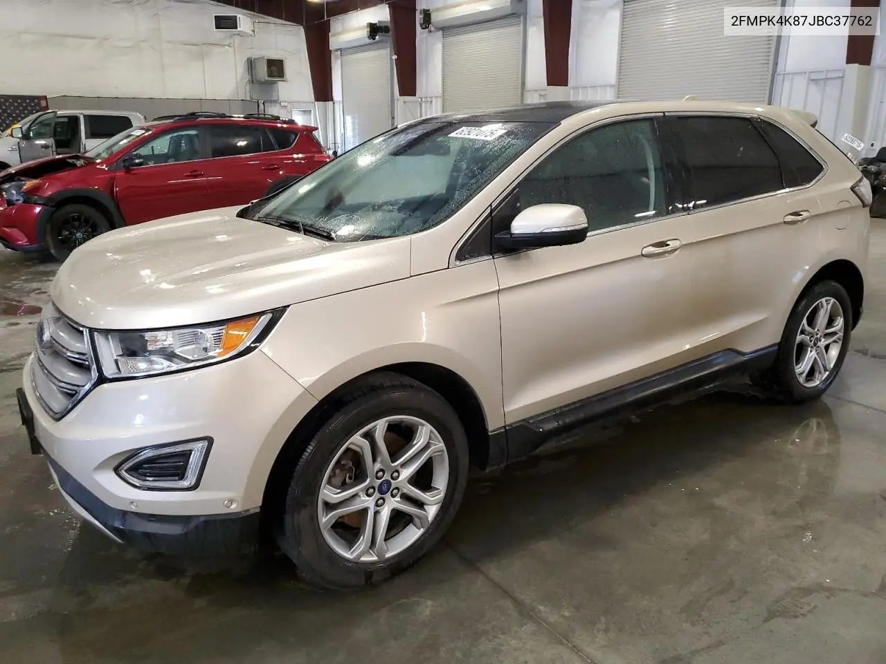 2018 Ford Edge Titanium VIN: 2FMPK4K87JBC37762 Lot: 62921075