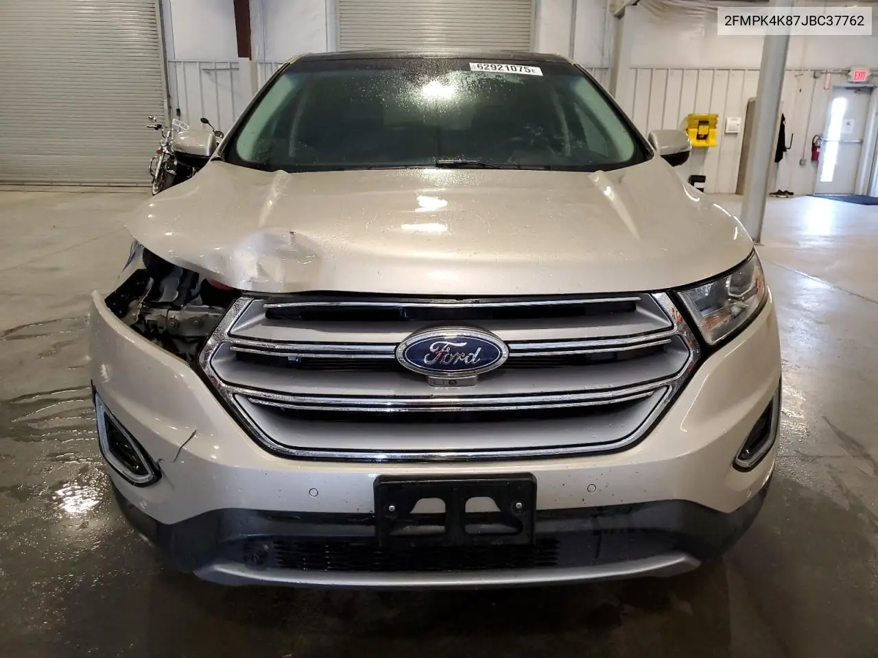 2018 Ford Edge Titanium VIN: 2FMPK4K87JBC37762 Lot: 62921075
