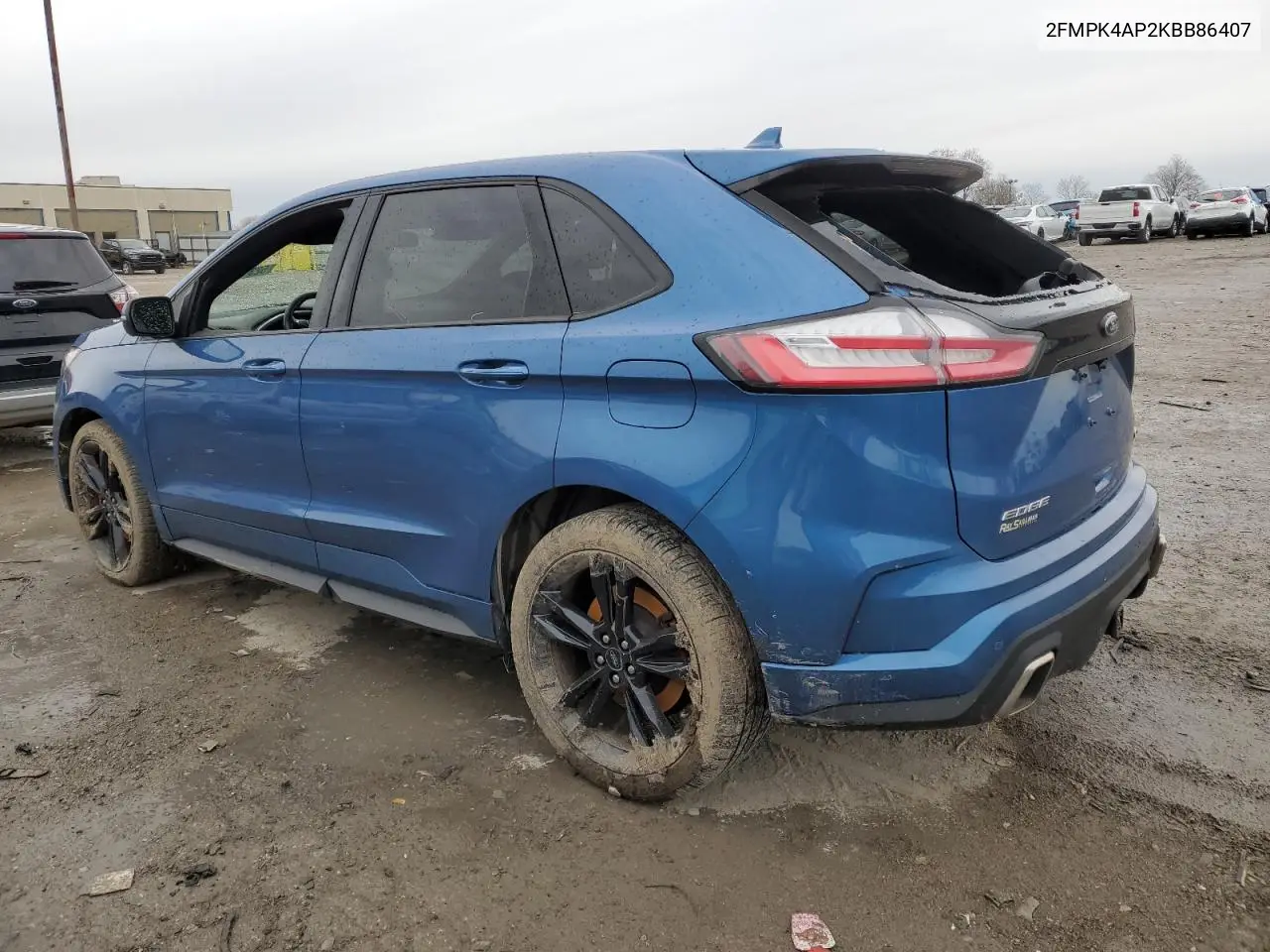 2019 Ford Edge St VIN: 2FMPK4AP2KBB86407 Lot: 52319135