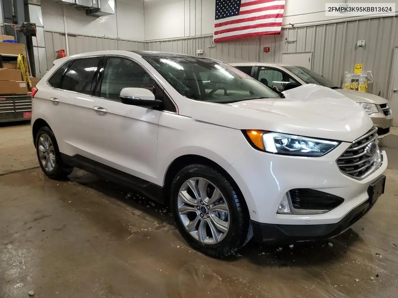 2019 Ford Edge Titanium VIN: 2FMPK3K95KBB13624 Lot: 56024575
