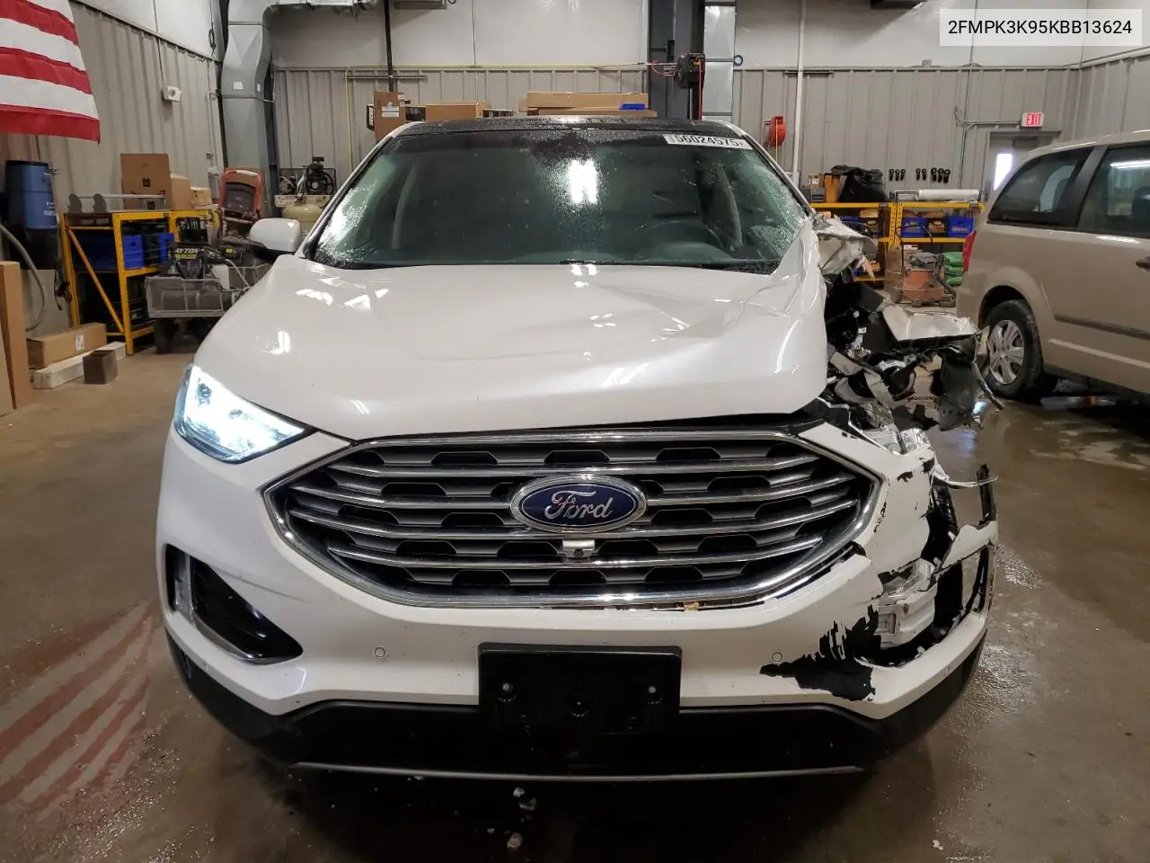 2019 Ford Edge Titanium VIN: 2FMPK3K95KBB13624 Lot: 56024575