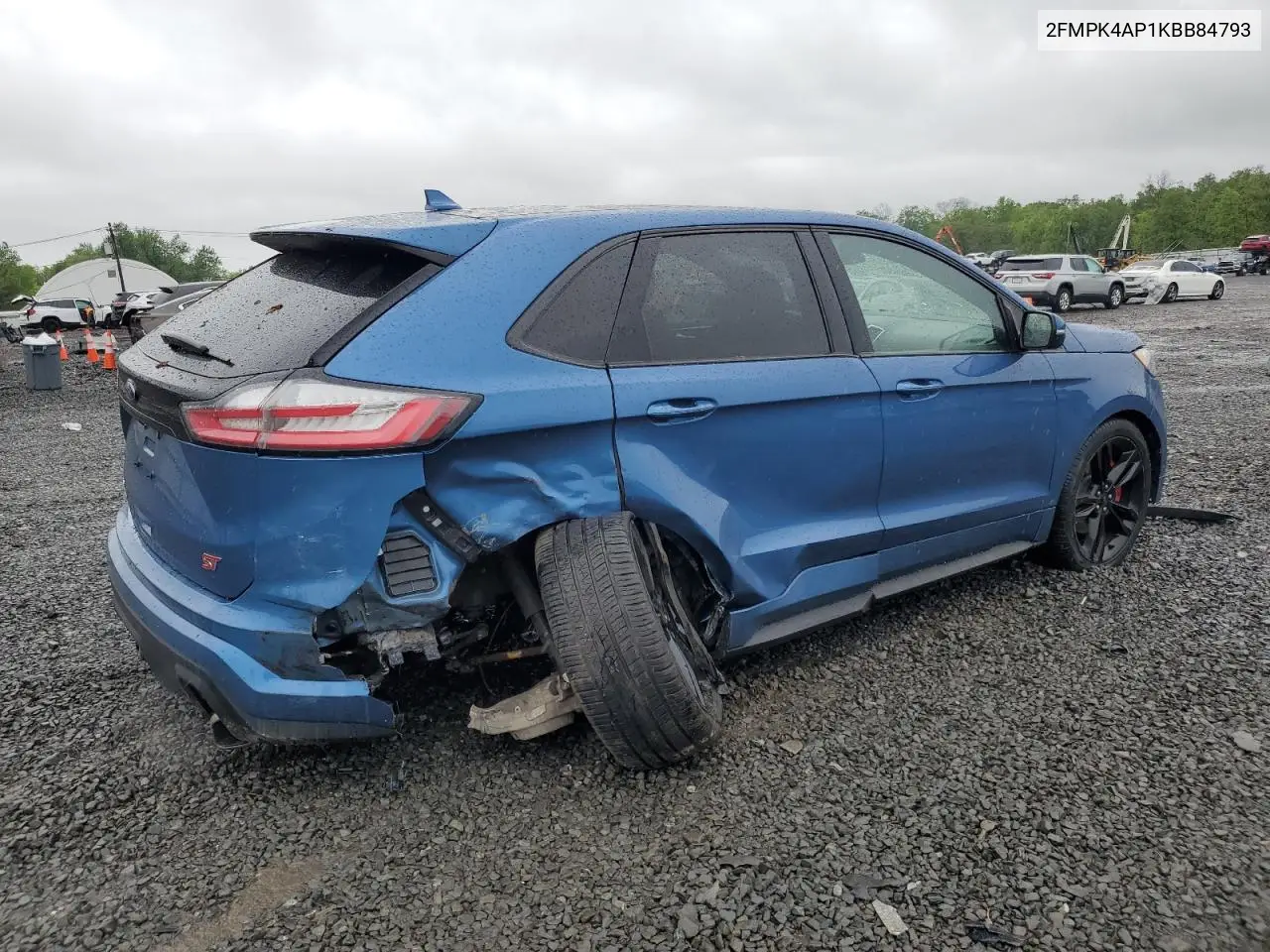 2019 Ford Edge St VIN: 2FMPK4AP1KBB84793 Lot: 56048375