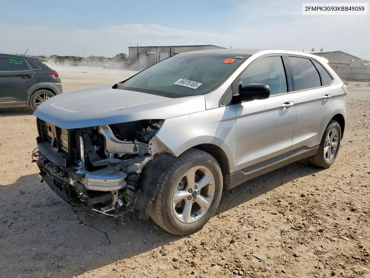 2019 Ford Edge Se VIN: 2FMPK3G93KBB49059 Lot: 56076165