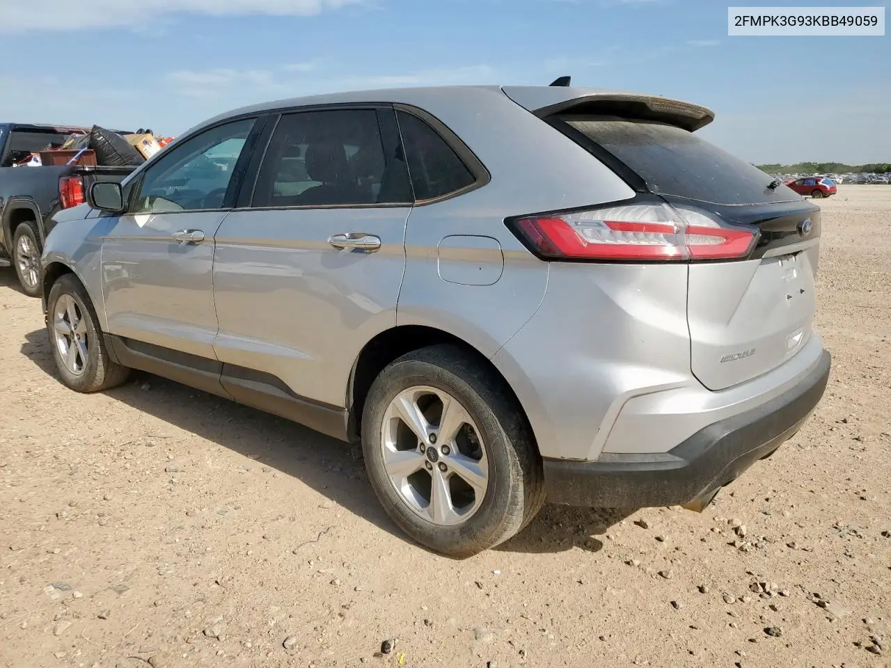 2019 Ford Edge Se VIN: 2FMPK3G93KBB49059 Lot: 56076165