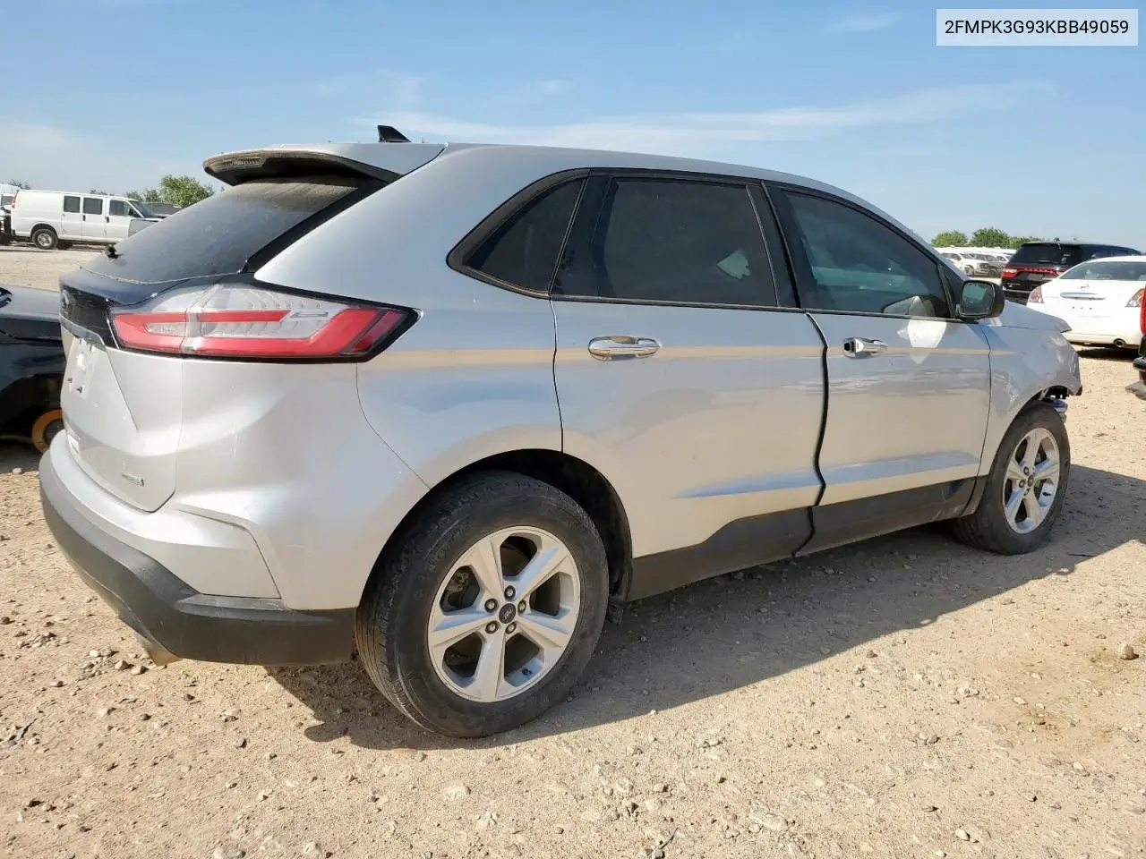 2019 Ford Edge Se VIN: 2FMPK3G93KBB49059 Lot: 56076165