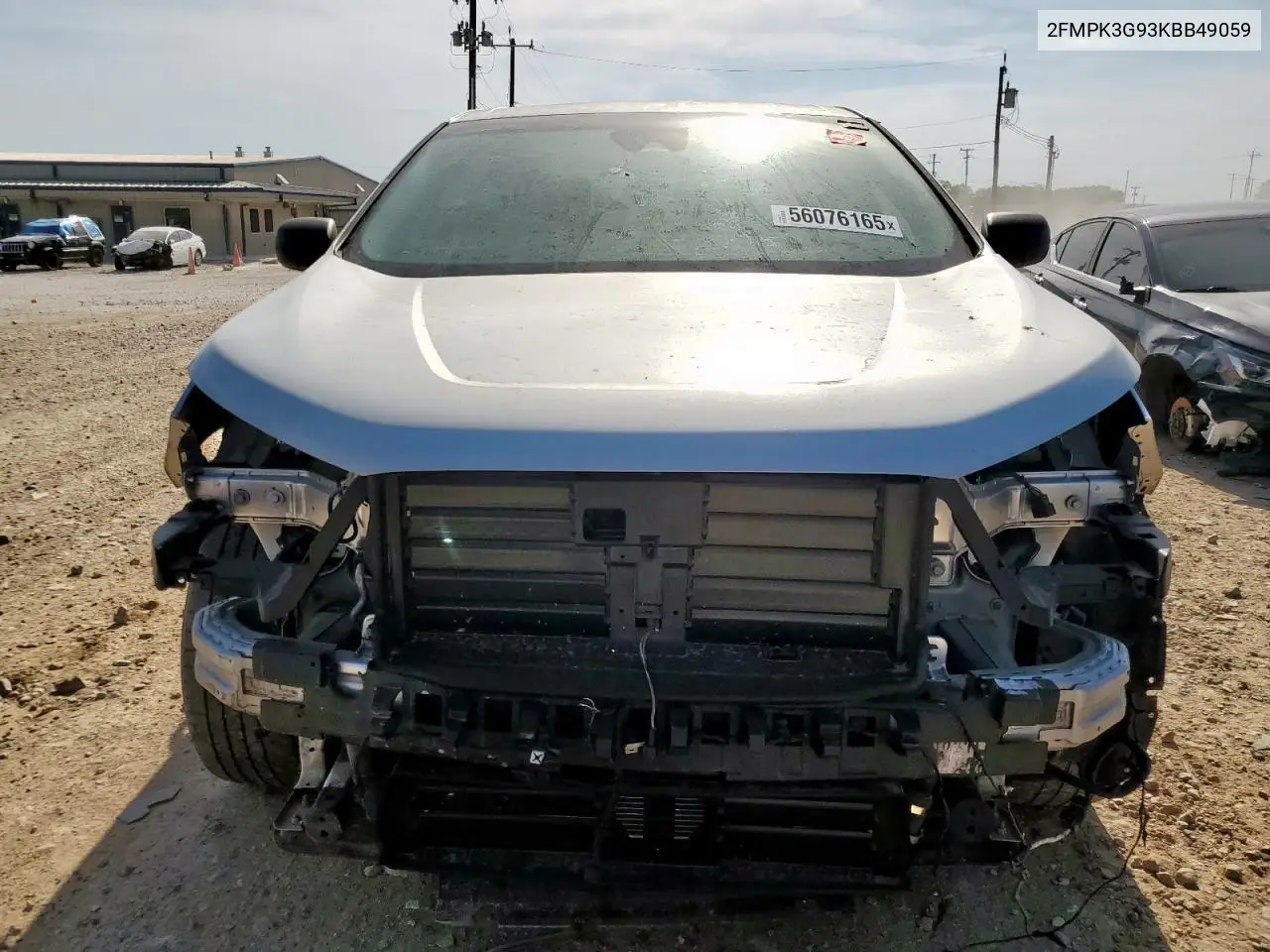 2019 Ford Edge Se VIN: 2FMPK3G93KBB49059 Lot: 56076165