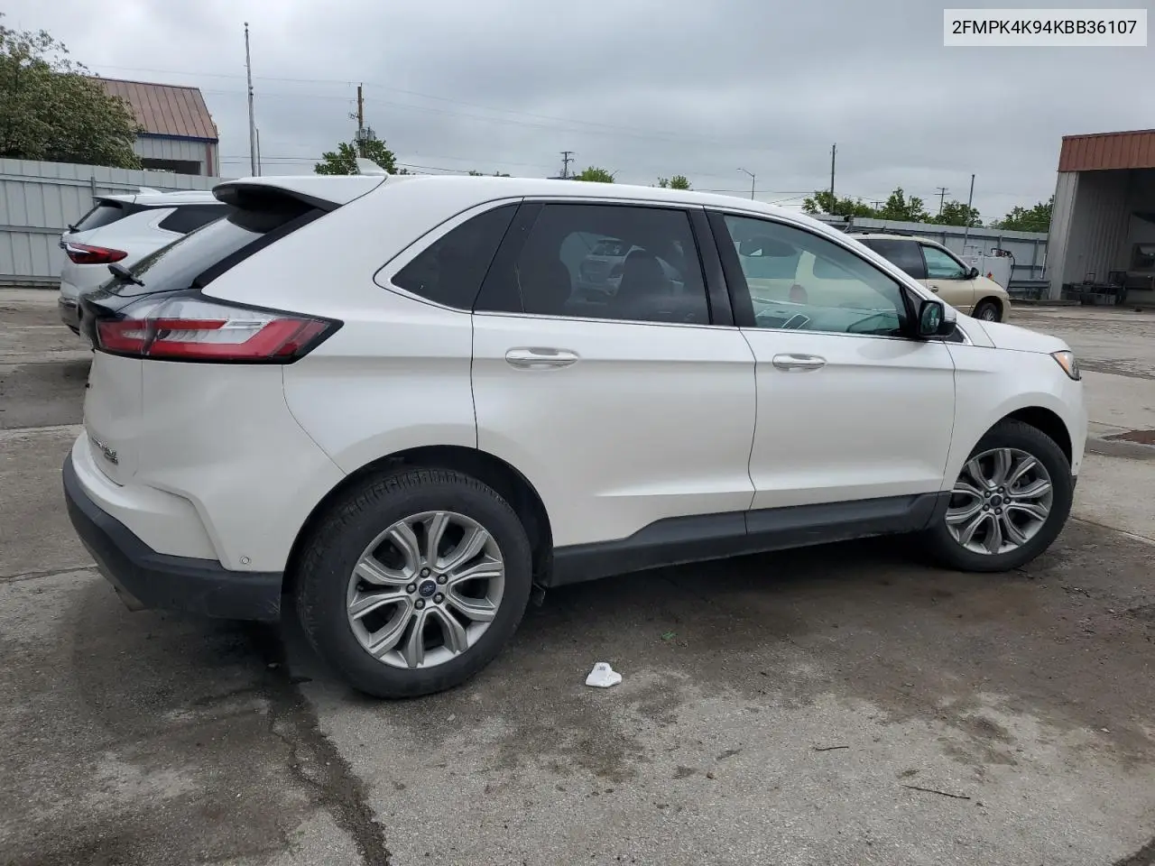 2019 Ford Edge Titanium VIN: 2FMPK4K94KBB36107 Lot: 56842925