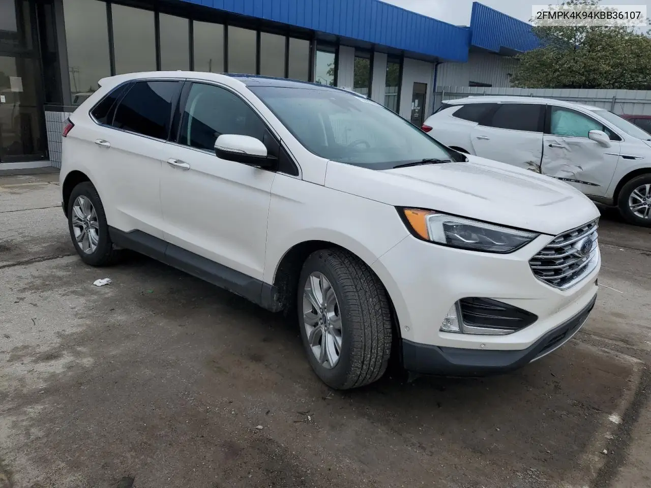 2019 Ford Edge Titanium VIN: 2FMPK4K94KBB36107 Lot: 56842925