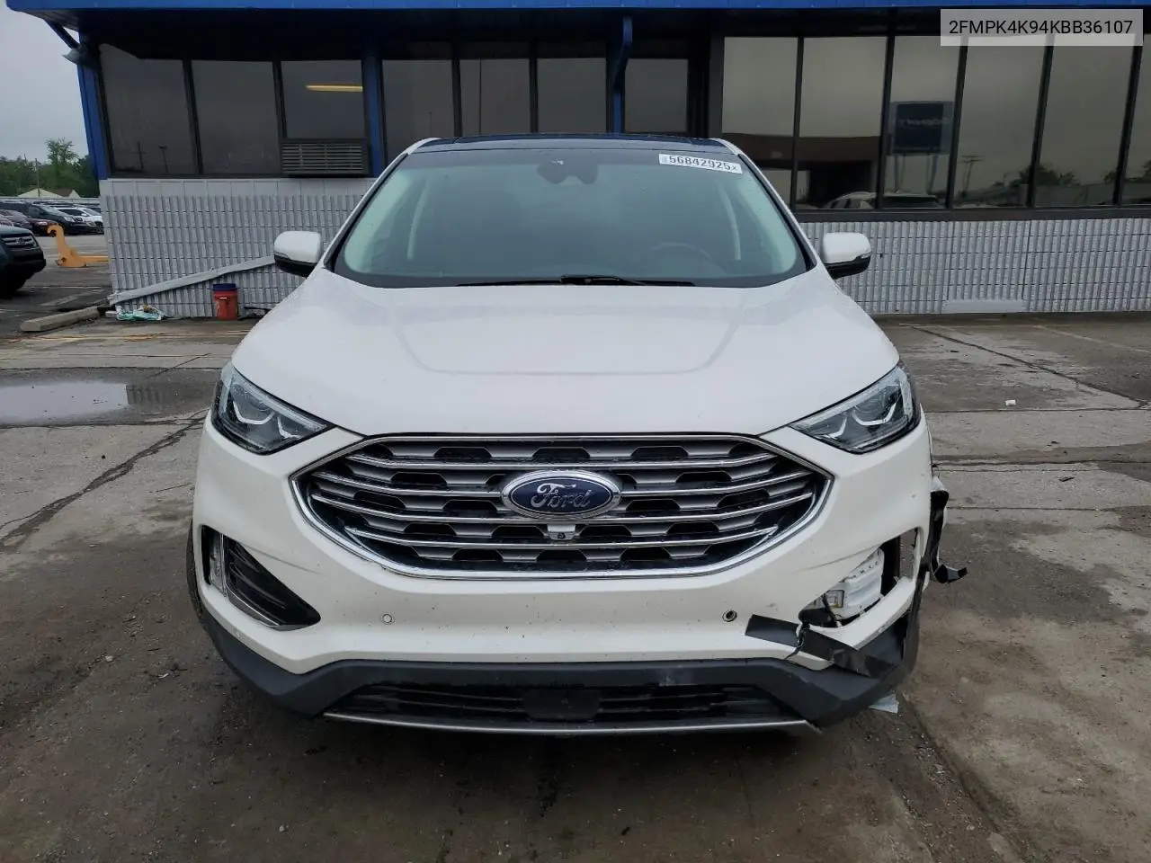 2019 Ford Edge Titanium VIN: 2FMPK4K94KBB36107 Lot: 56842925