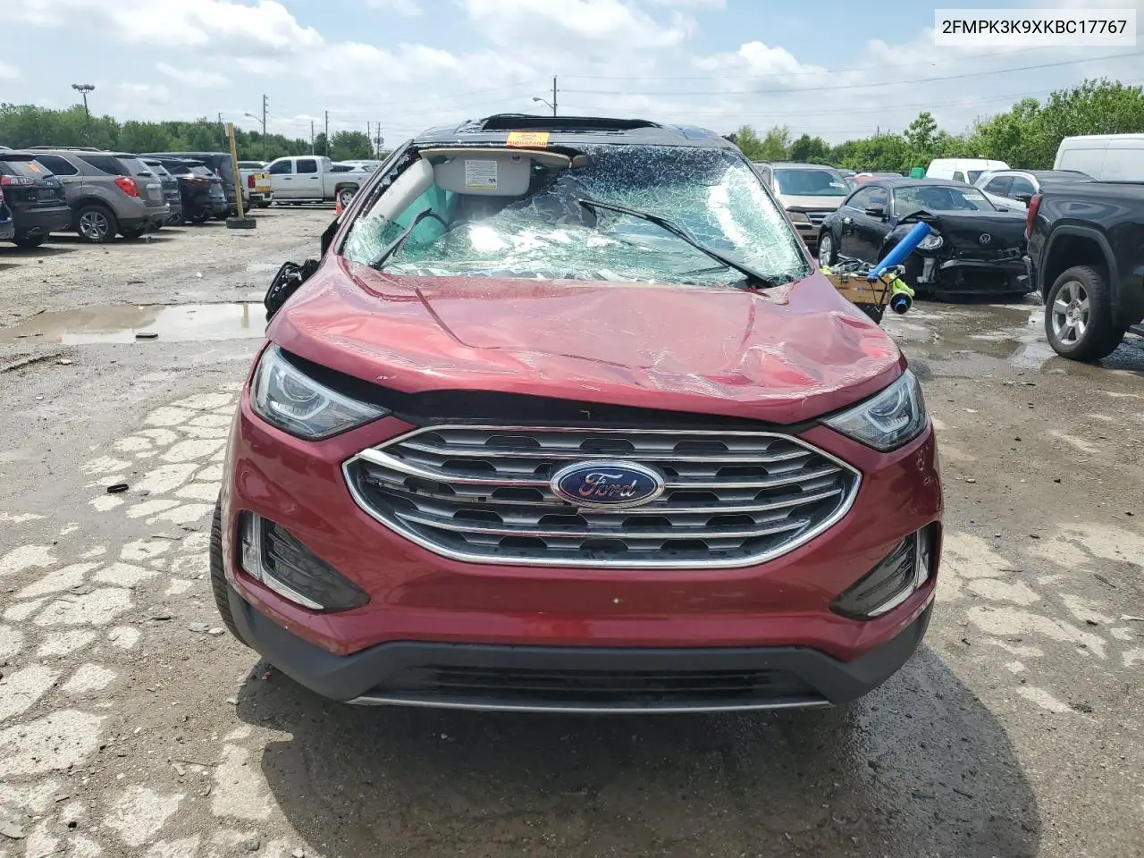 2019 Ford Edge Titanium VIN: 2FMPK3K9XKBC17767 Lot: 56865045