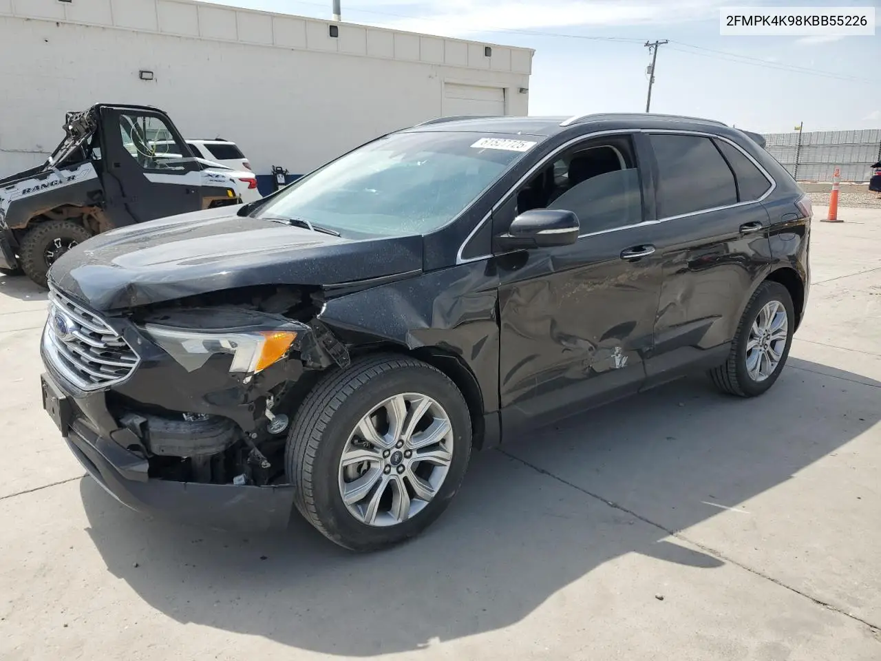 2019 Ford Edge Titanium VIN: 2FMPK4K98KBB55226 Lot: 61527725