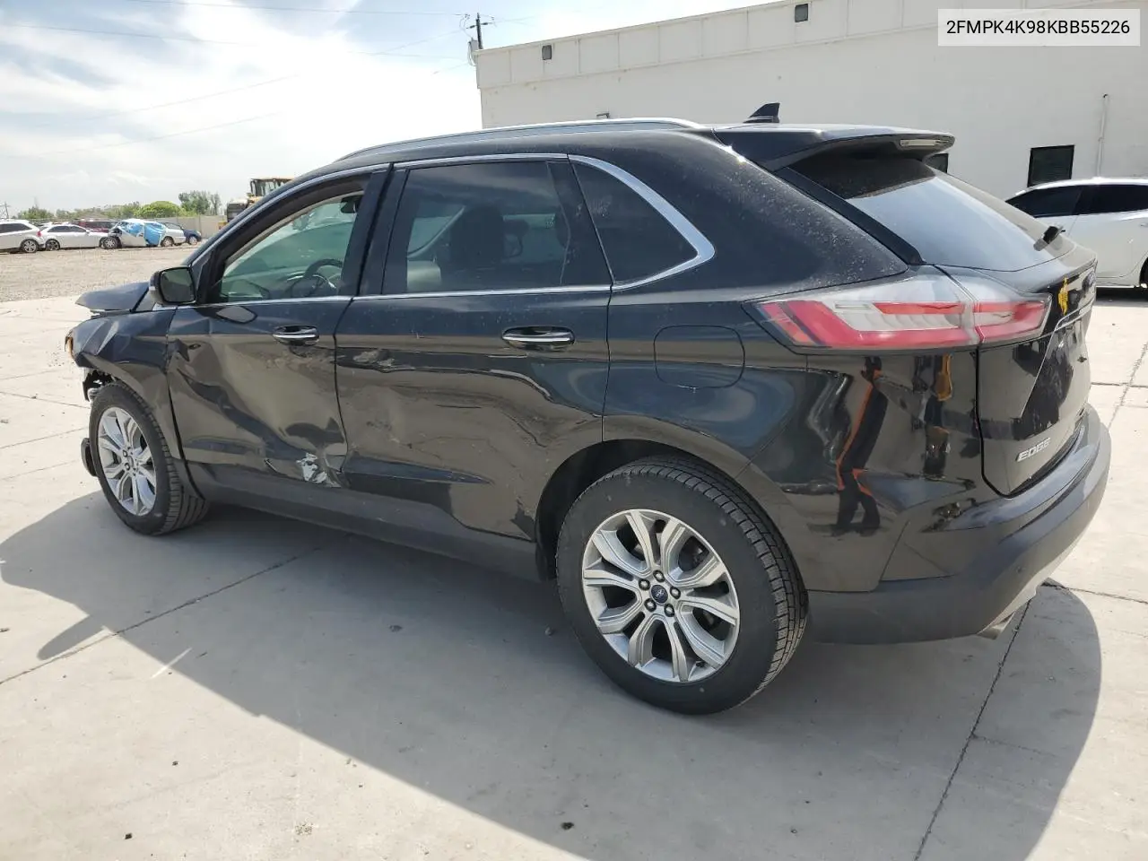 2019 Ford Edge Titanium VIN: 2FMPK4K98KBB55226 Lot: 61527725