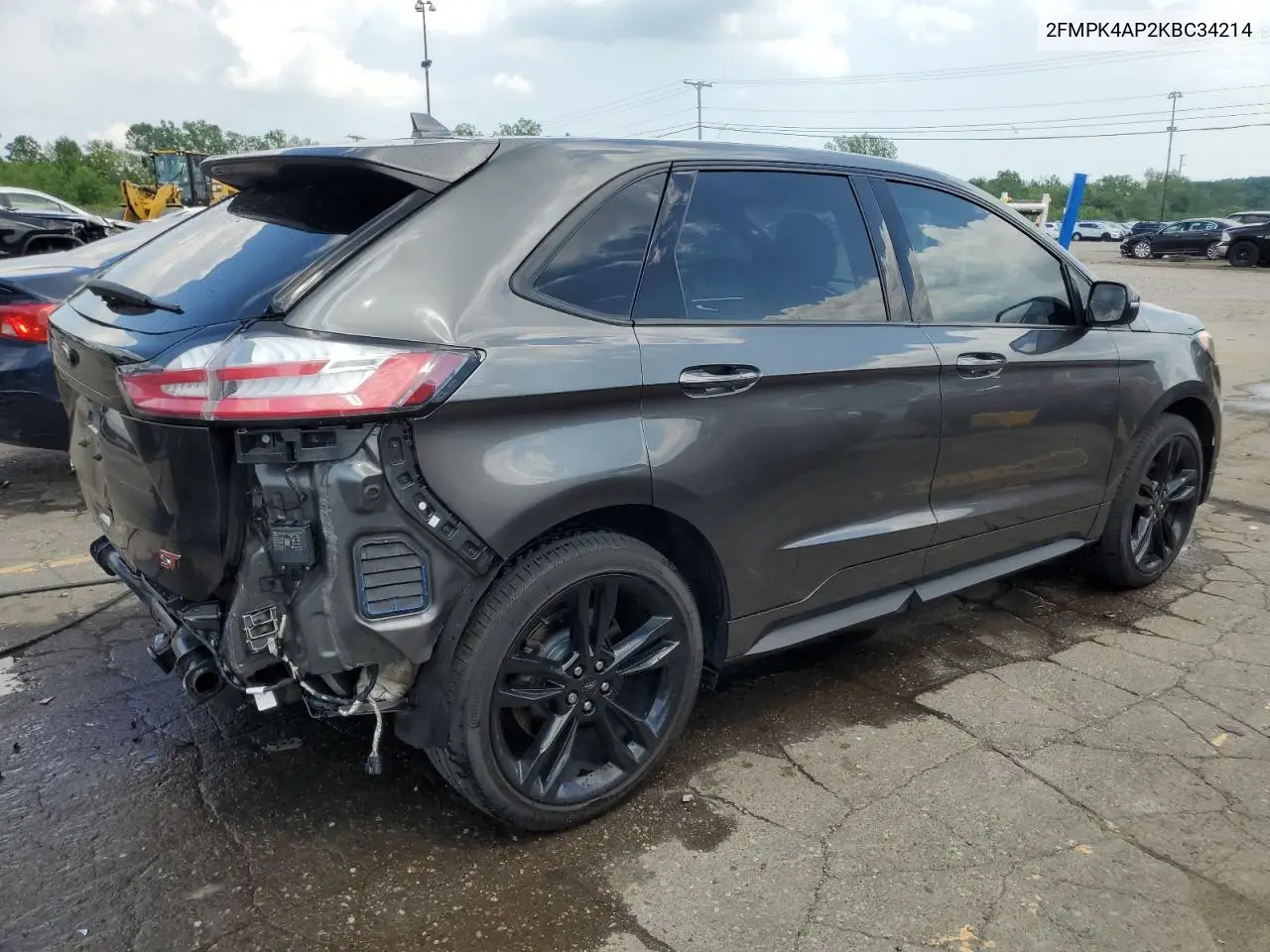 2019 Ford Edge St VIN: 2FMPK4AP2KBC34214 Lot: 62480305