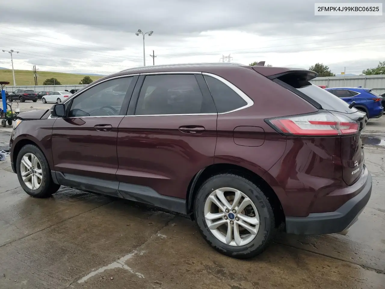 2019 Ford Edge Sel VIN: 2FMPK4J99KBC06525 Lot: 62874105