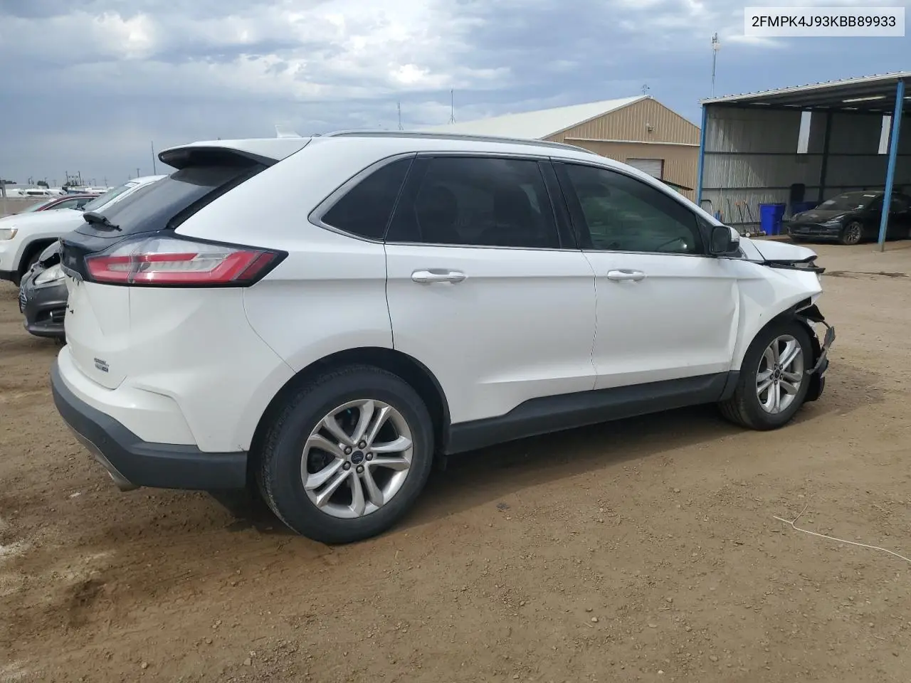 2019 Ford Edge Sel VIN: 2FMPK4J93KBB89933 Lot: 63232675