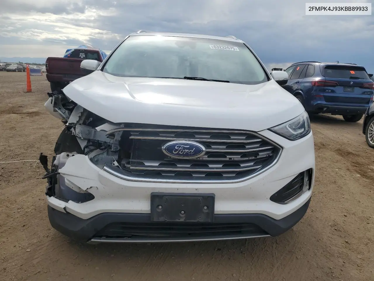 2019 Ford Edge Sel VIN: 2FMPK4J93KBB89933 Lot: 63232675
