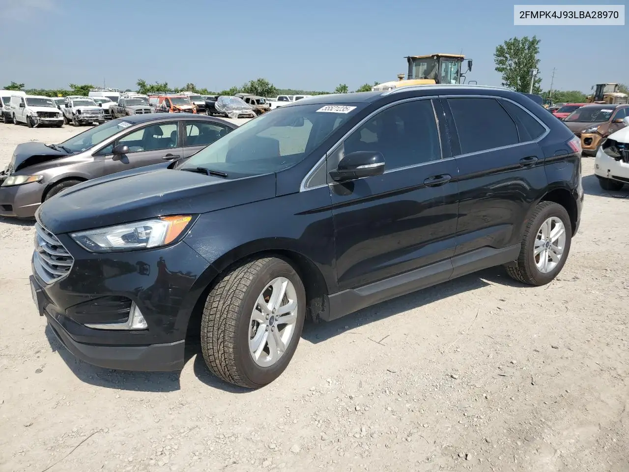 2020 Ford Edge Sel VIN: 2FMPK4J93LBA28970 Lot: 55521235