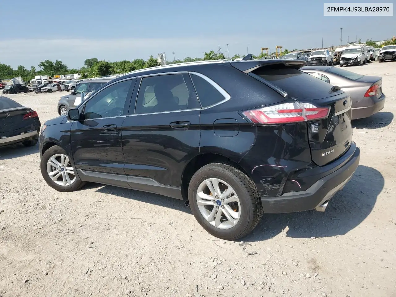 2020 Ford Edge Sel VIN: 2FMPK4J93LBA28970 Lot: 55521235
