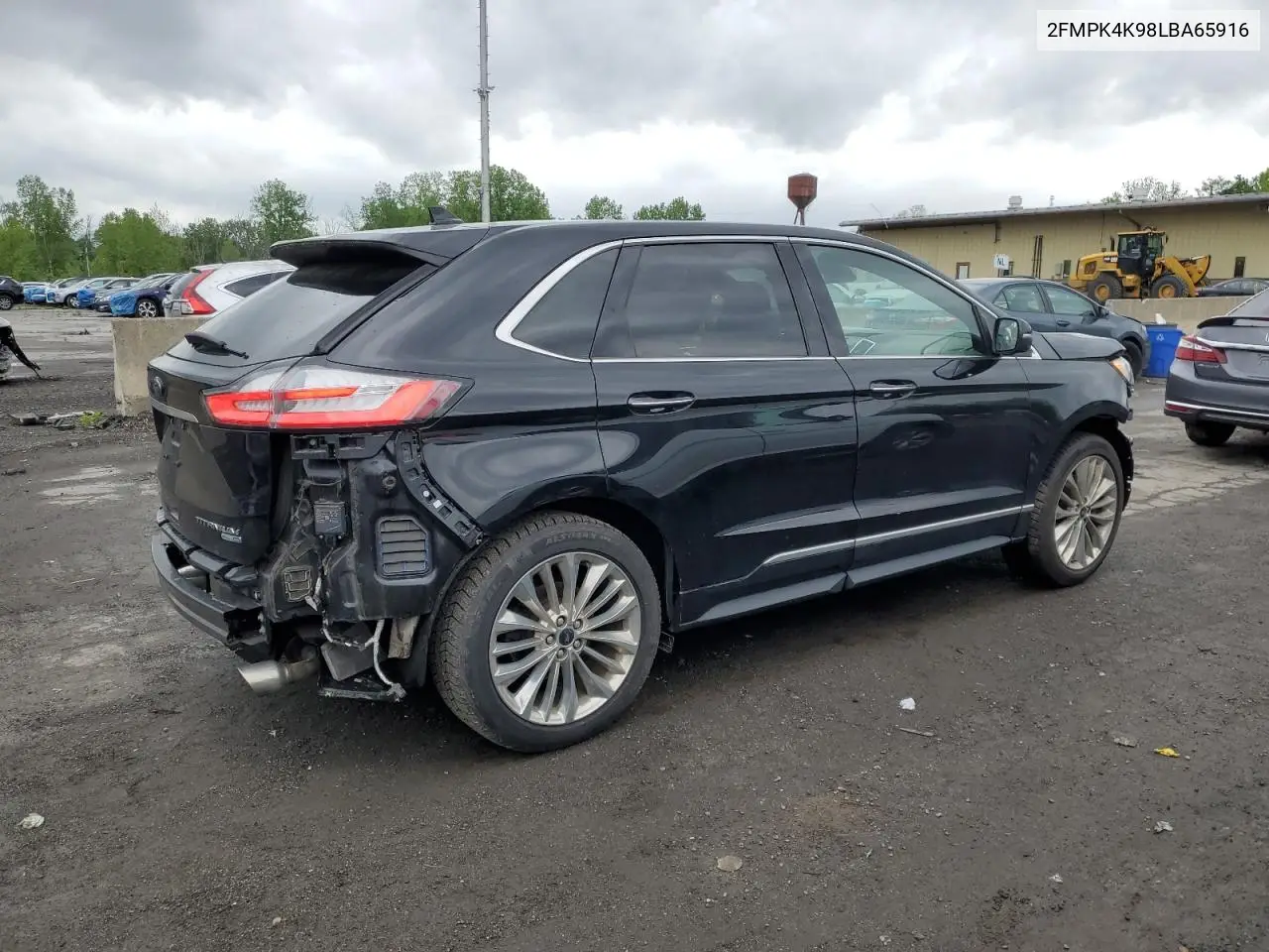 2020 Ford Edge Titanium VIN: 2FMPK4K98LBA65916 Lot: 55630355