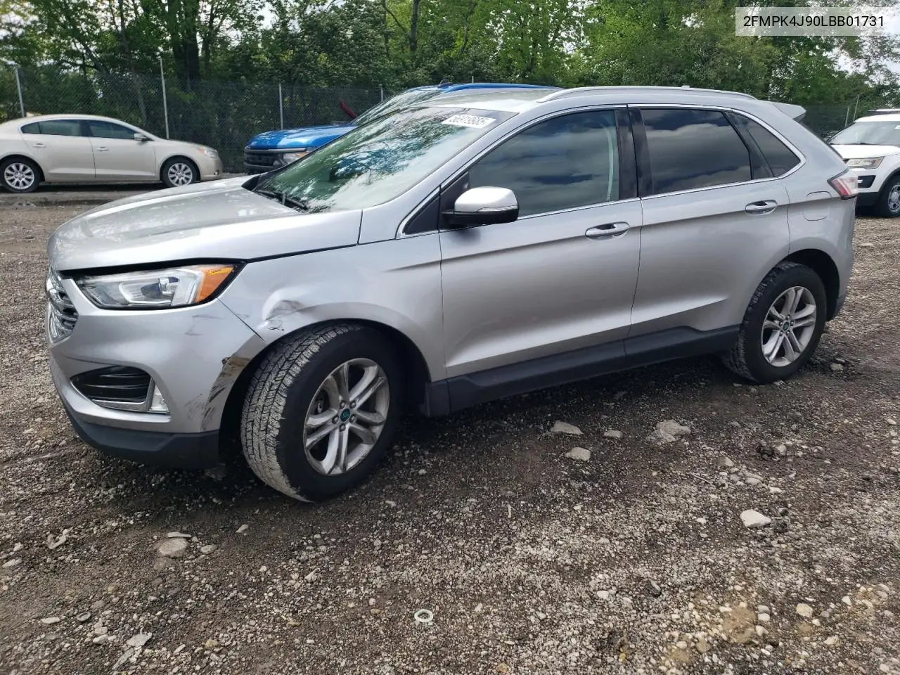 2020 Ford Edge Sel VIN: 2FMPK4J90LBB01731 Lot: 56919985