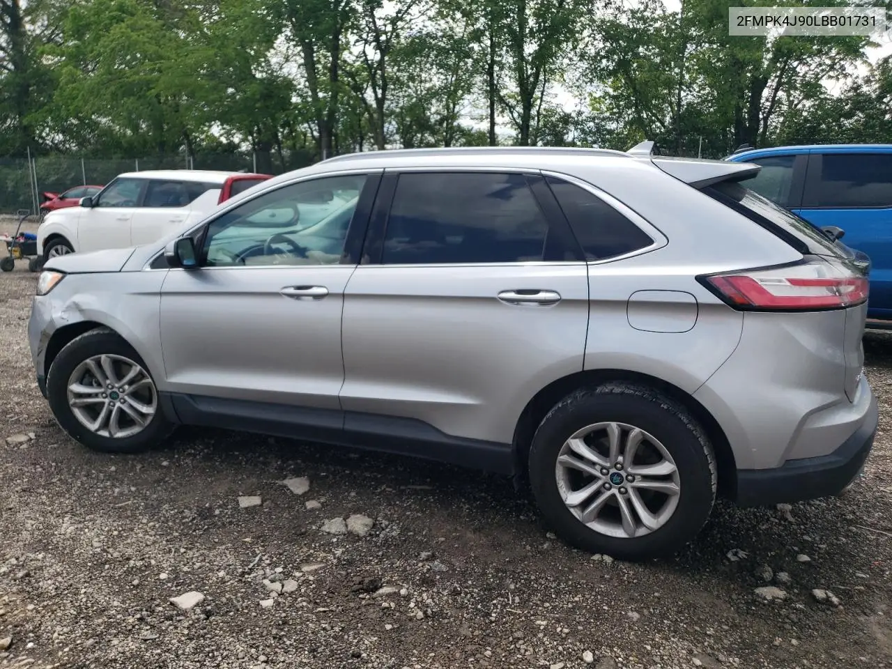 2020 Ford Edge Sel VIN: 2FMPK4J90LBB01731 Lot: 56919985