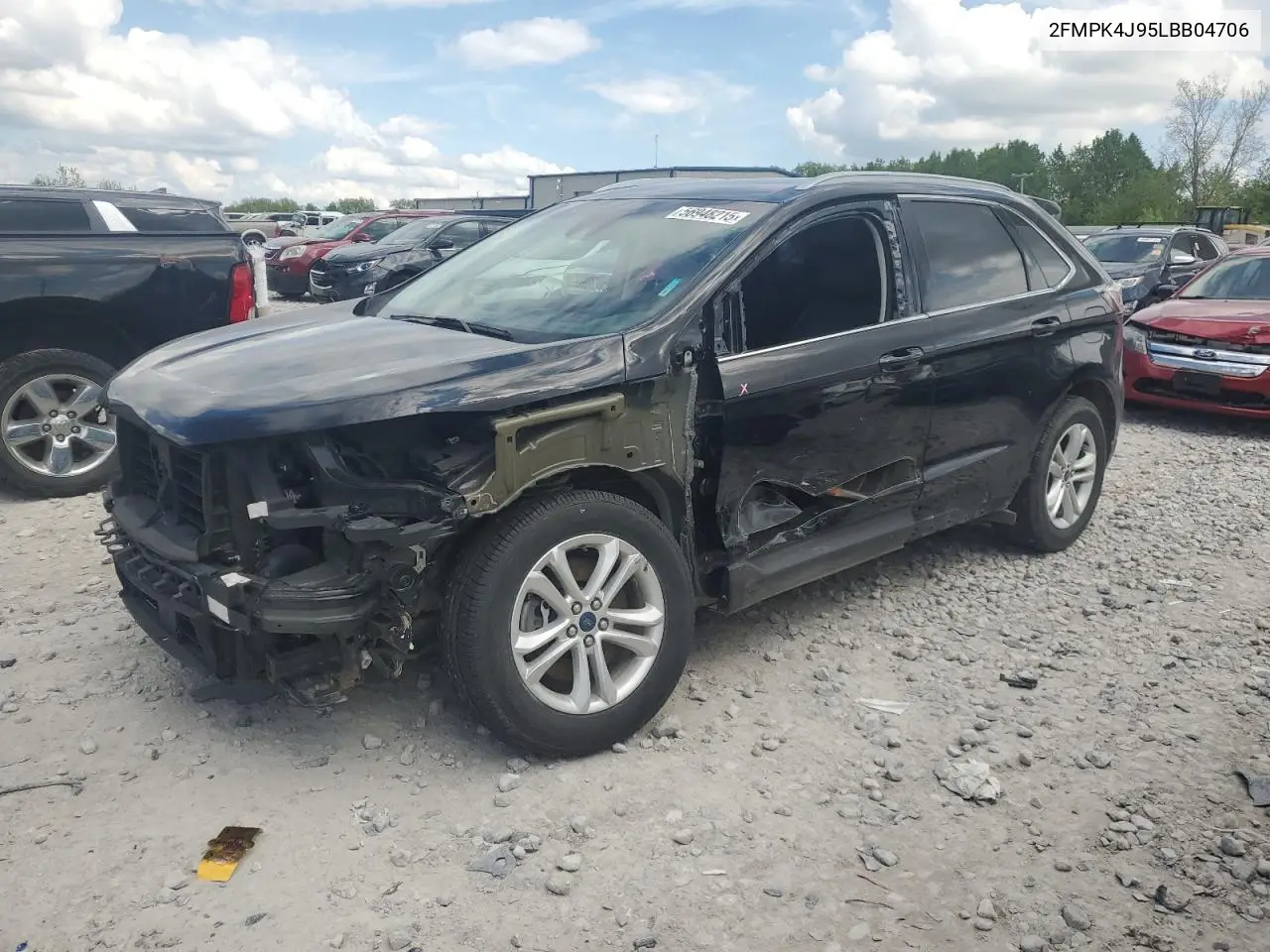 2fmpk4j95lbb04706 2FMPK4J95LBB04706 2020 Ford Edge Sel
