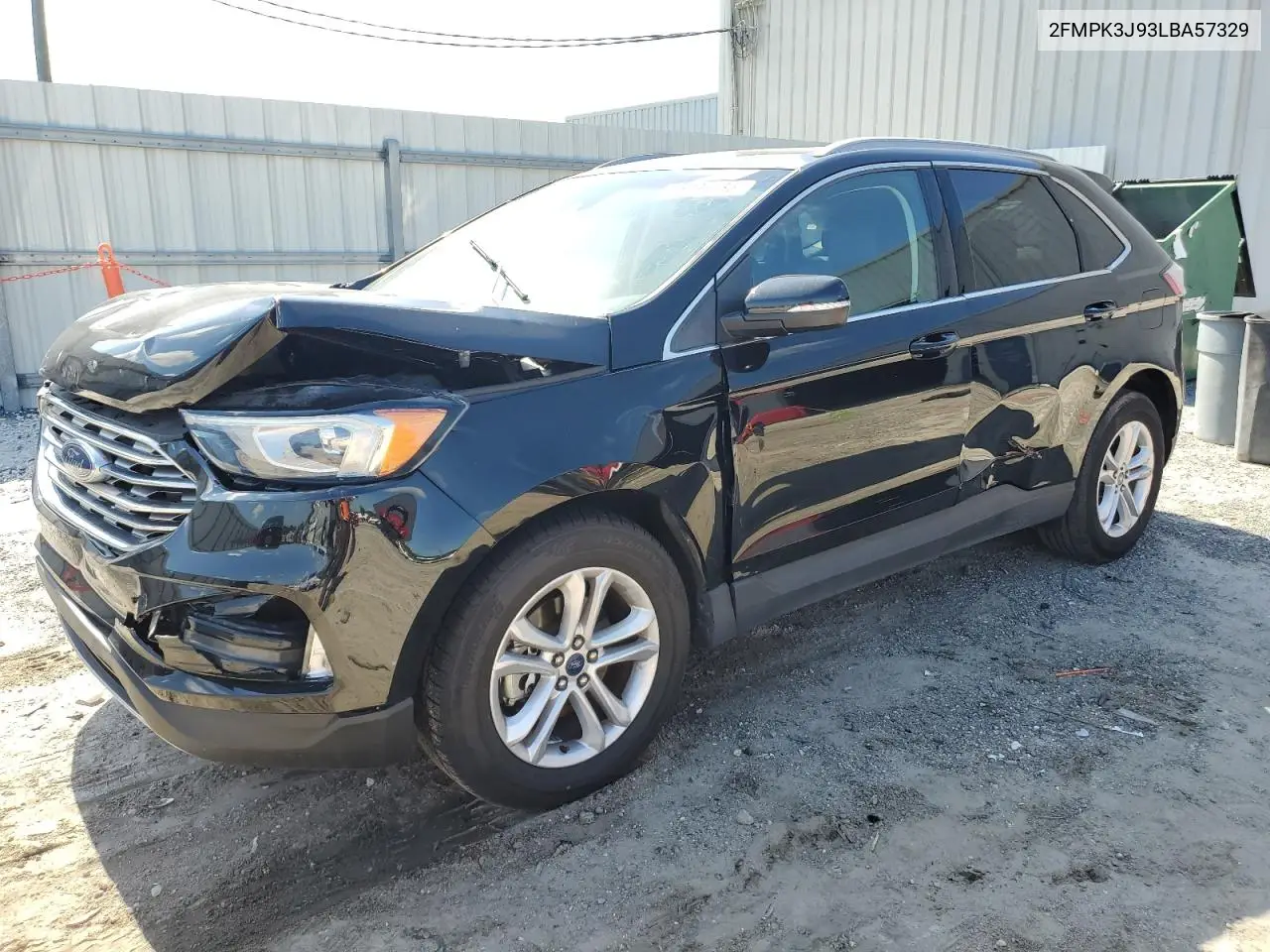 2020 Ford Edge Sel VIN: 2FMPK3J93LBA57329 Lot: 56996185