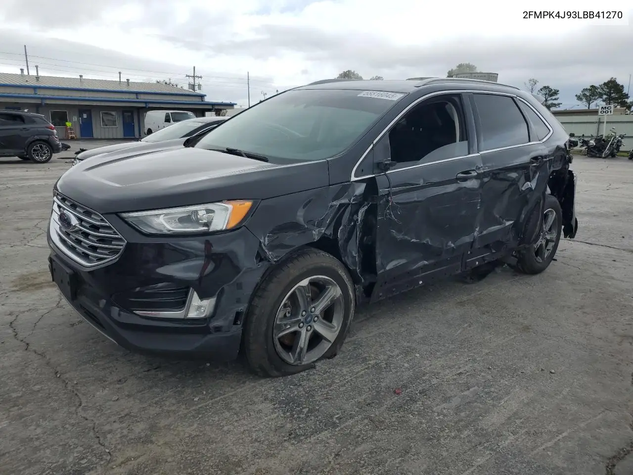 2020 Ford Edge Sel VIN: 2FMPK4J93LBB41270 Lot: 58816045