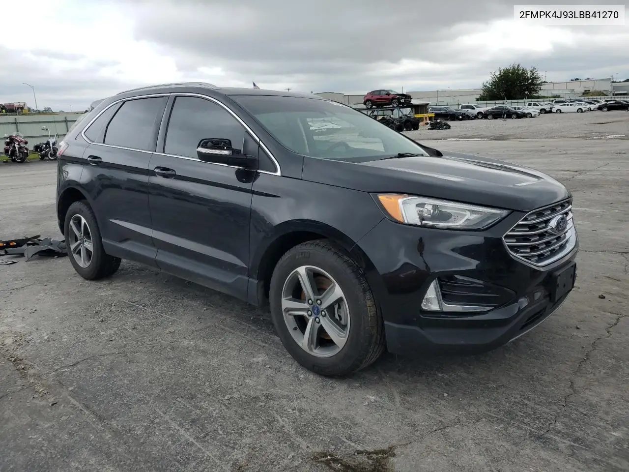 2020 Ford Edge Sel VIN: 2FMPK4J93LBB41270 Lot: 58816045