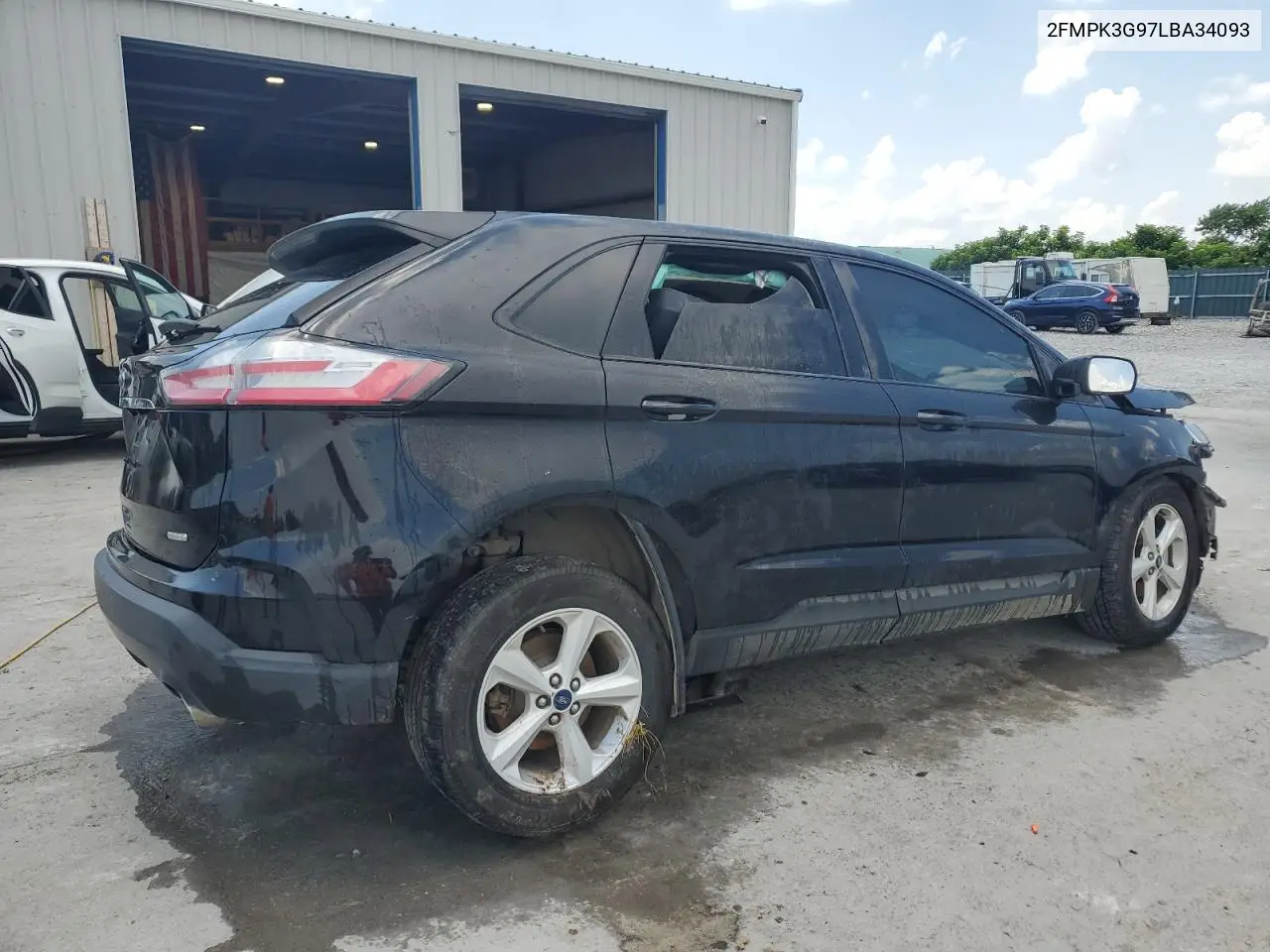2020 Ford Edge Se VIN: 2FMPK3G97LBA34093 Lot: 61878085